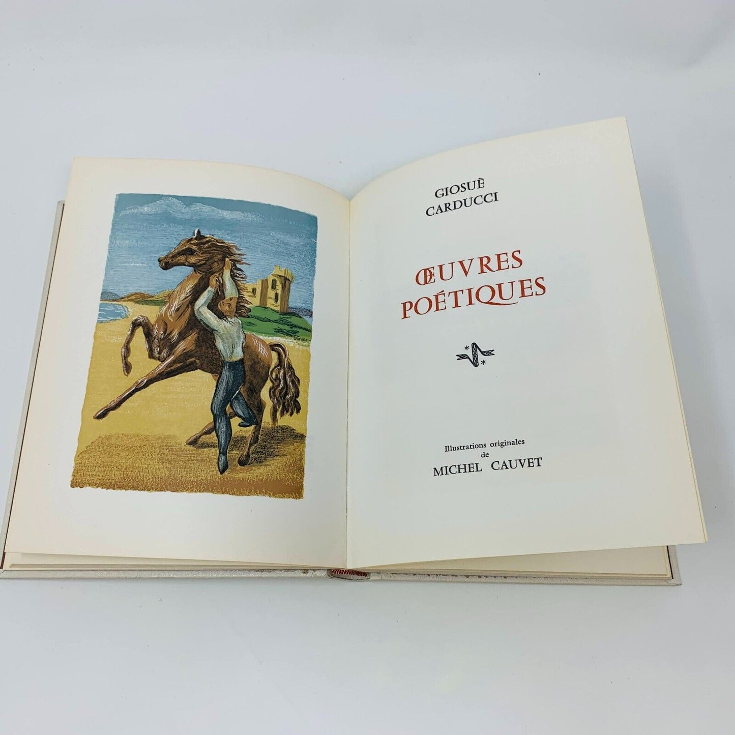 1960 Oeuvres Poétiques Rombaldi Nobel Littérature Giosuè Carducii Picasso Cover