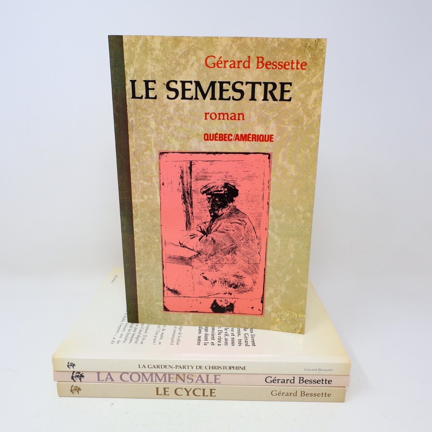 Gérard Bessette Lot 4 Livres Cycle/Commensale/Semestre Littérature Québécoise PB