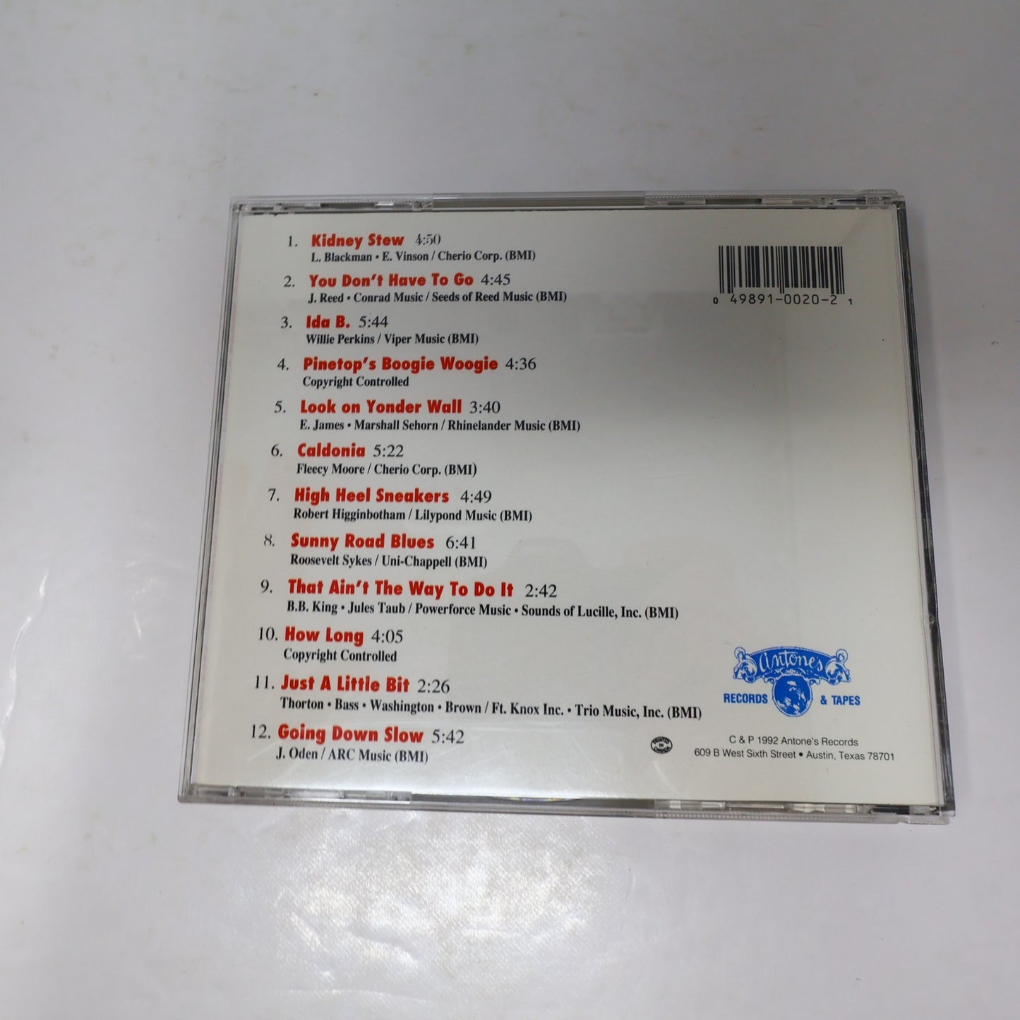 Pinetop Perkins 2 CDs Lot Sweet Black Angel/Pinetop's Boogie Woogie Blues 90s