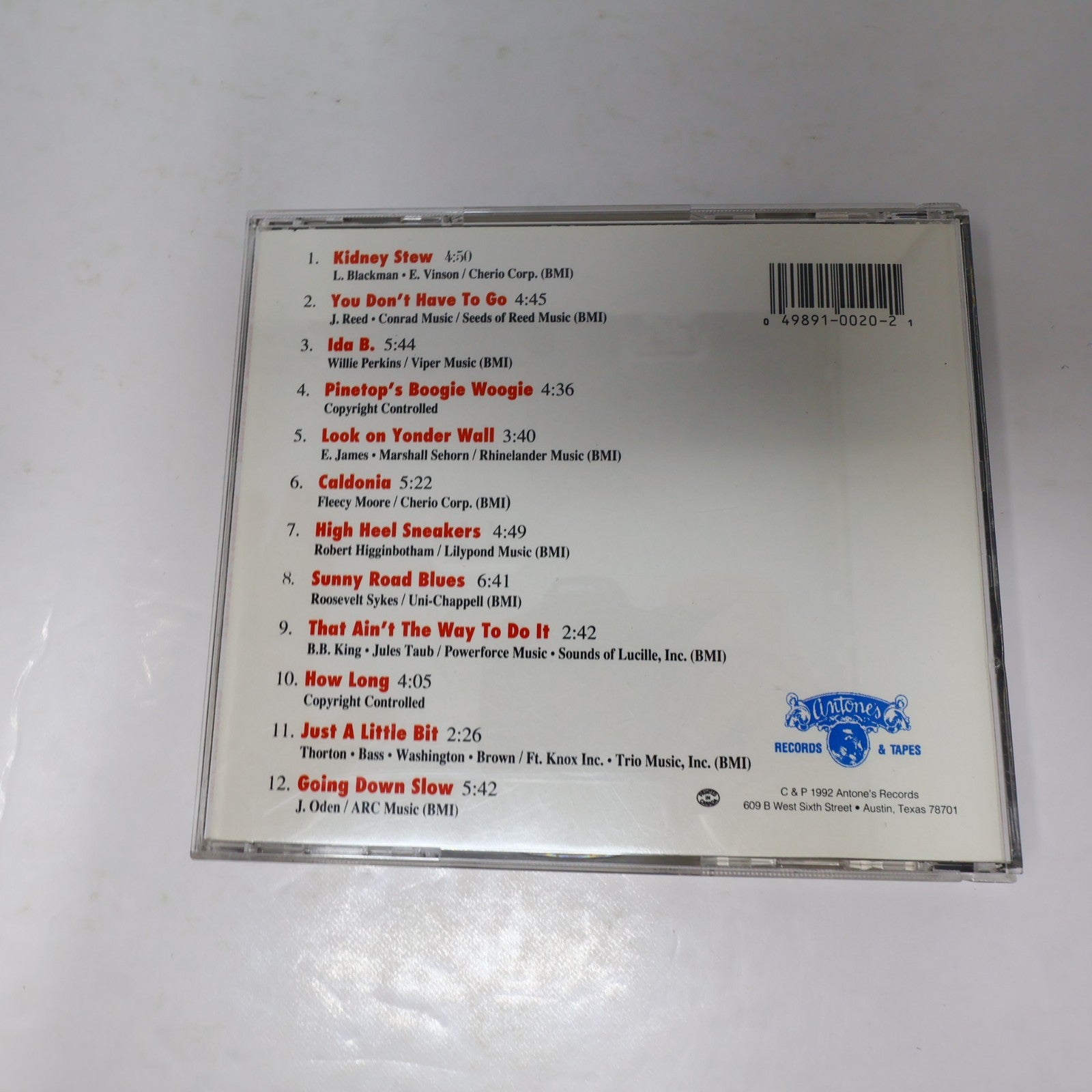Pinetop Perkins 2 CDs Lot Sweet Black Angel/Pinetop's Boogie Woogie Blues 90s