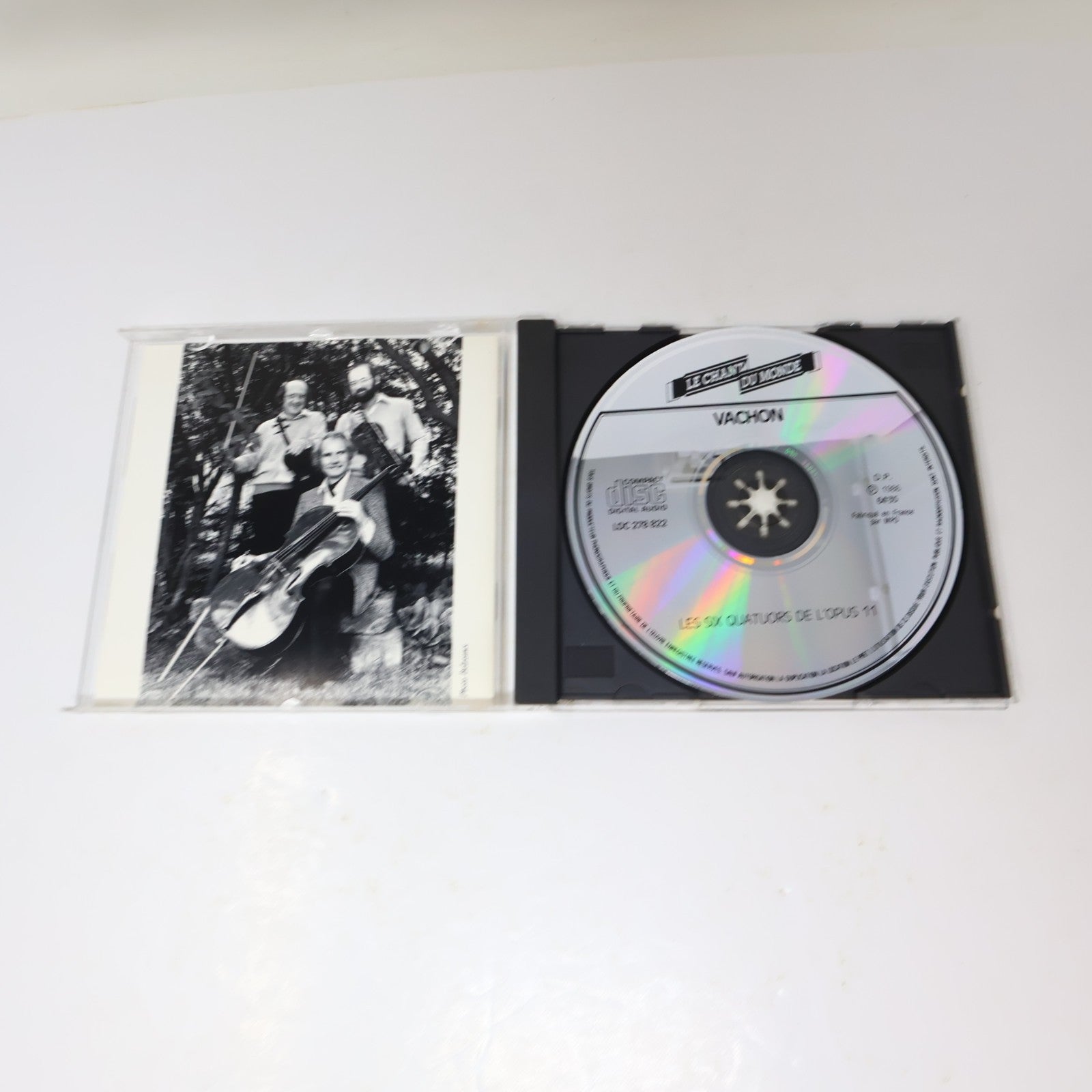 Pierre Vachon Les Six Quatuors de l'Opus 11 CD Trio à Cordes de Paris 80s