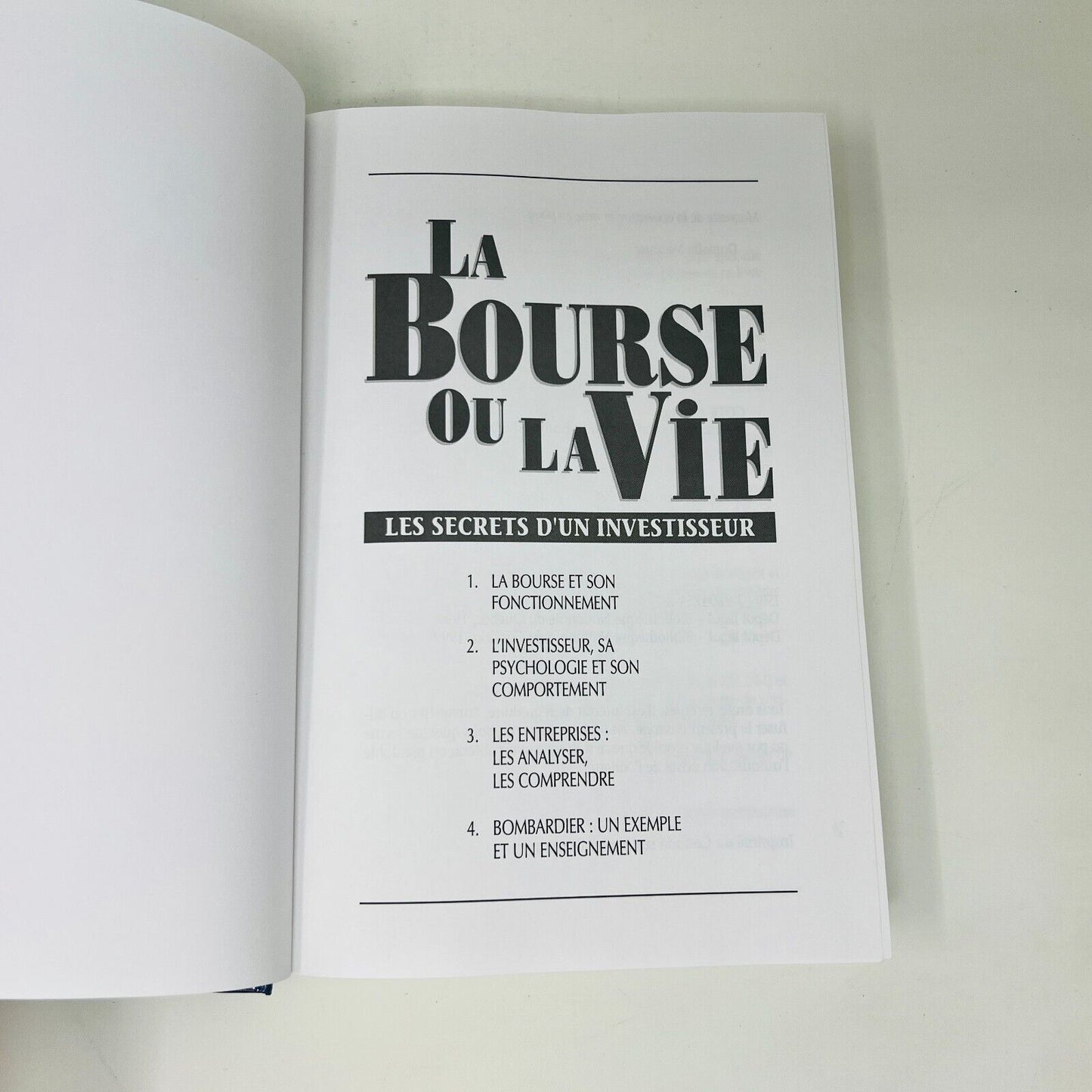 1999 La Bourse ou la Vie Secrets Investisseur 3e Ed Guy Le Blanc/Bernard Mooney
