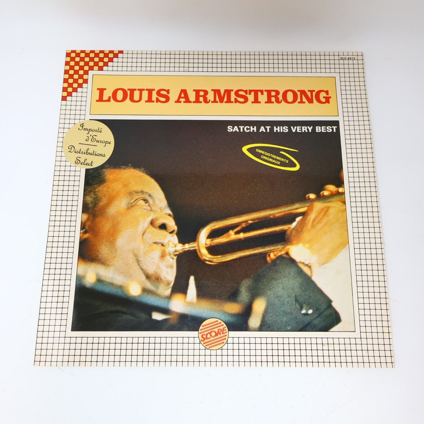 Louis Armstrong Satch at his Very Best LP Vinyl Record SCO 8975 Sleeve in French