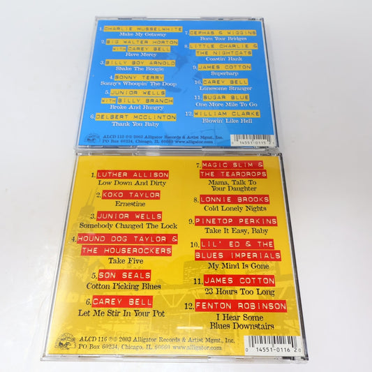 Crucial Harmonica Blues & Crucial Chicago Blues 2003 Alligator 2 CD Lot Blues