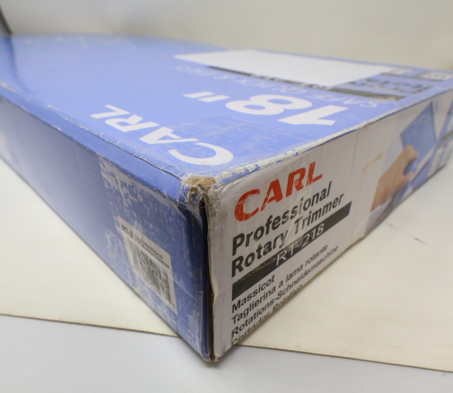 CARL Professional Rotary Paper Trimmer 18" RT-218 Used Damaged Box Massicot