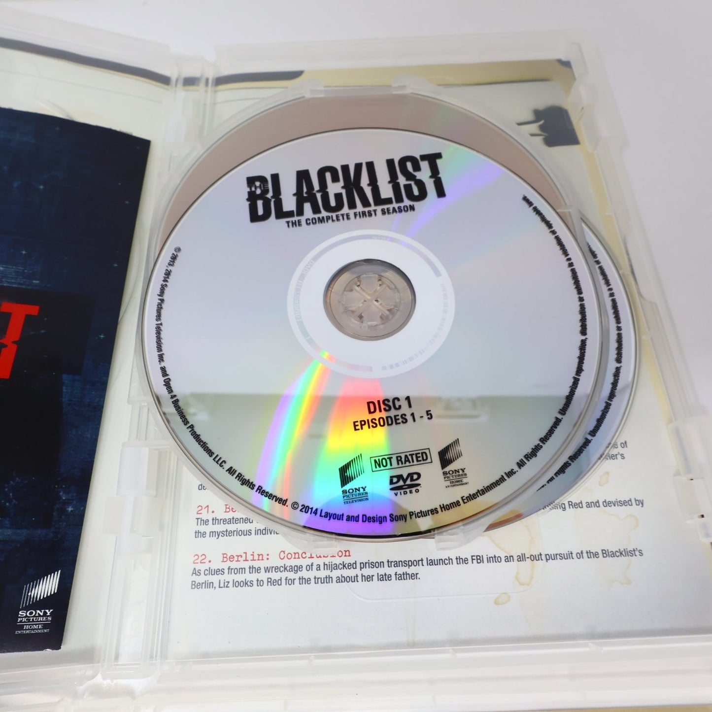 The Blacklist 2 DVD Lot Complete First & Second Seasons James Spader Region 1