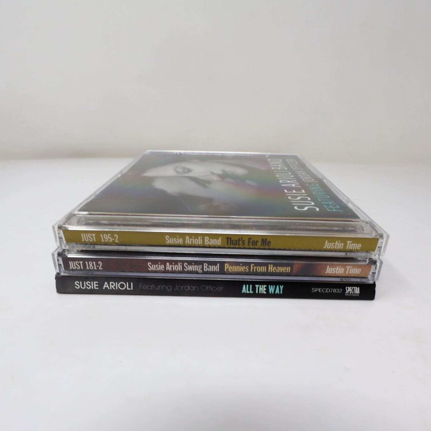 Susie Arioli Band/Jordan Officer 3 CD Lot That's For Me/All The Way/Pennies From