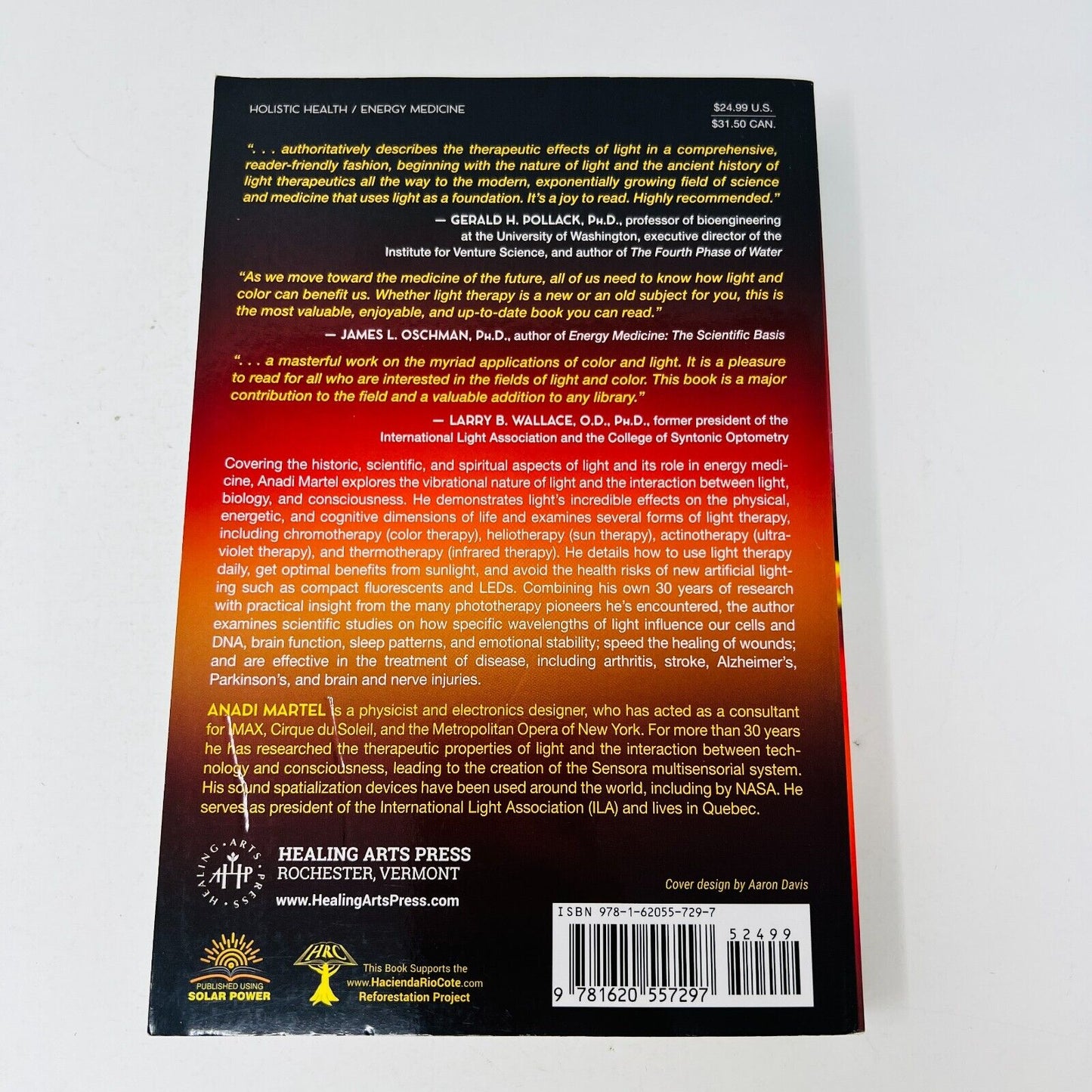 Light Therapies A Complete Guide to the Healing Power of Light by Anadi Martel