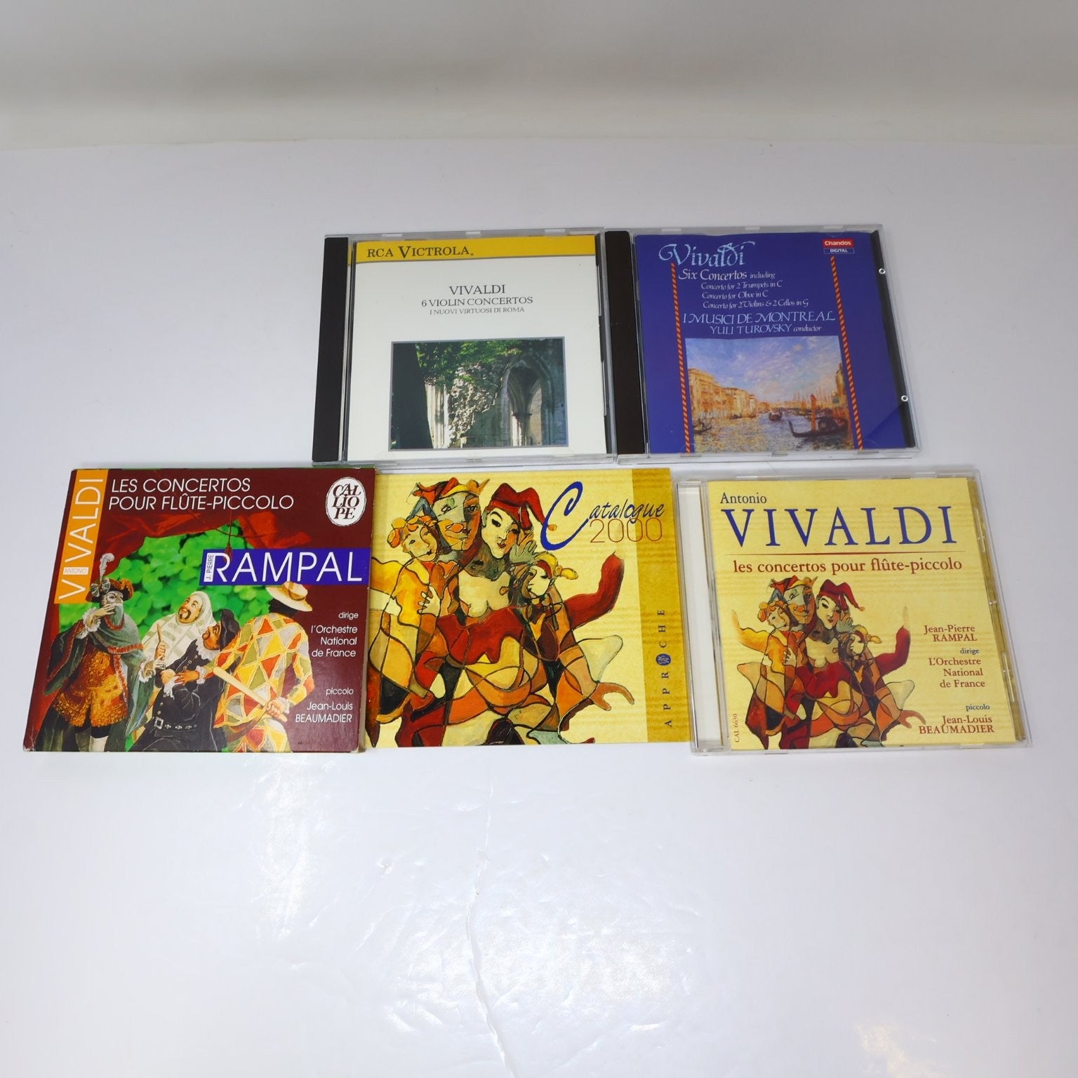 Vivaldi 11 CD Lot Le Quattro Stagioni/6 Violins Concertos/Flute Concertos op 10
