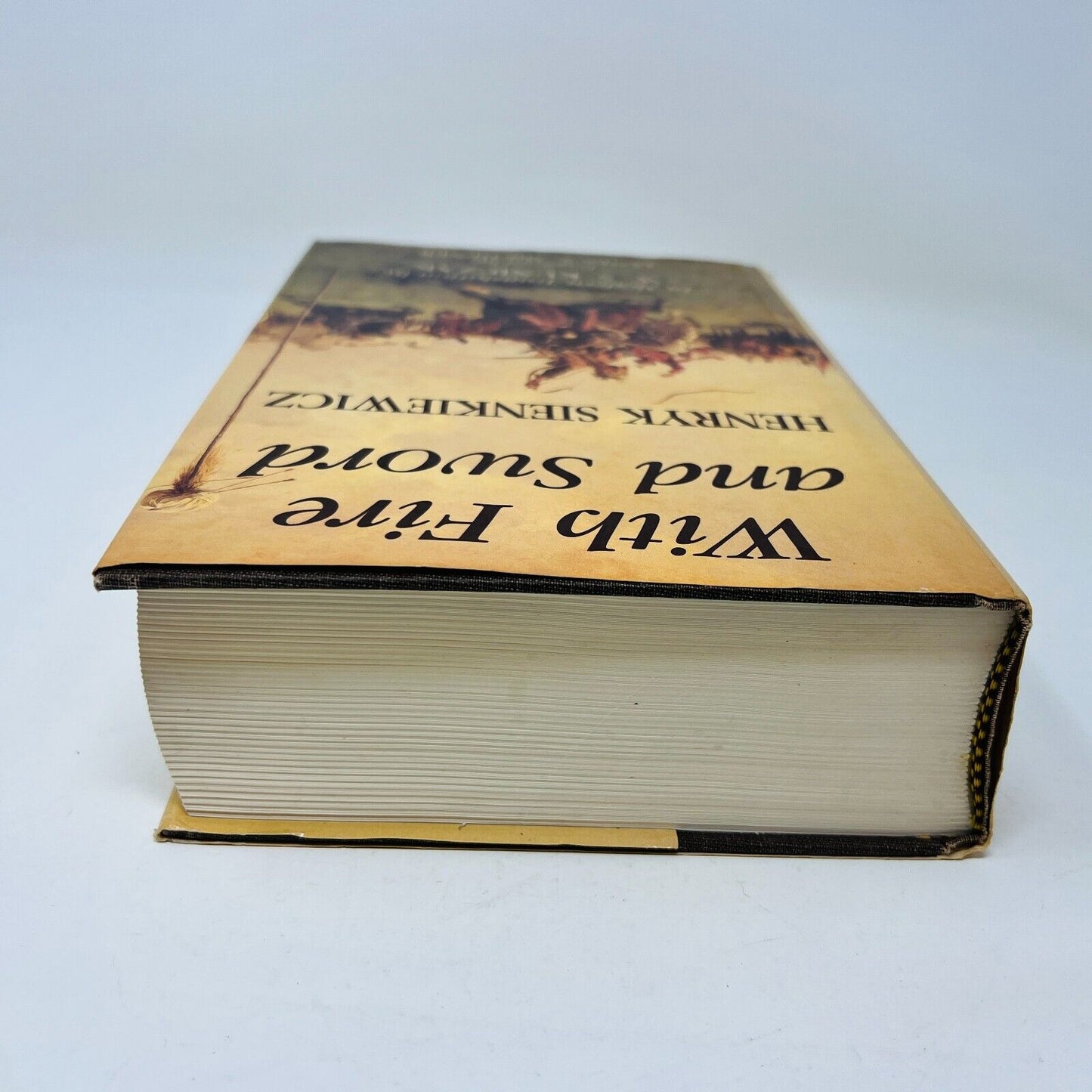 1991 With Fire and Sword by Henryk Sienkiewicz Hardcover DJ Copernicus Society