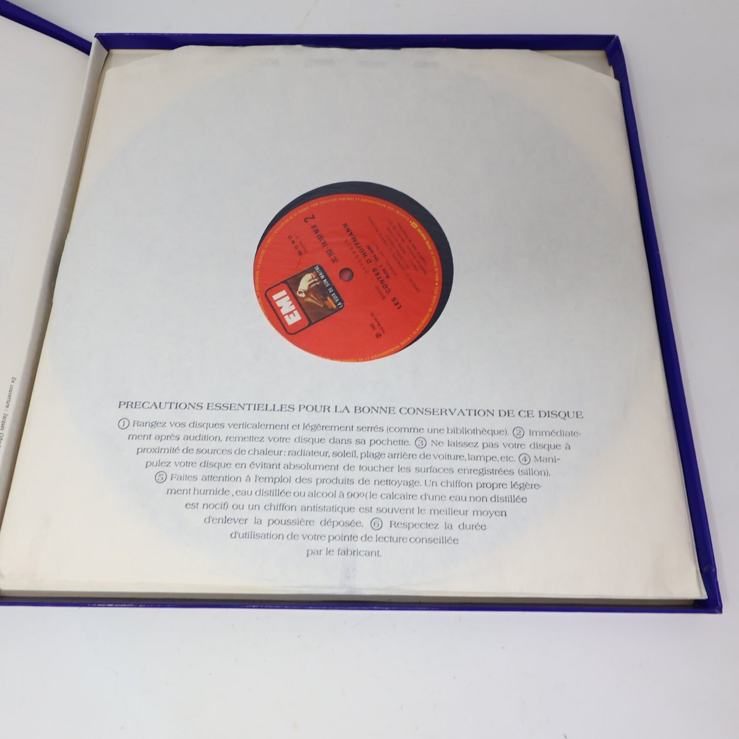 Offenbach Les Contes D'Hoffmann Geori Boué Bovy 3 LP Record Disque 2C 153-1415/3