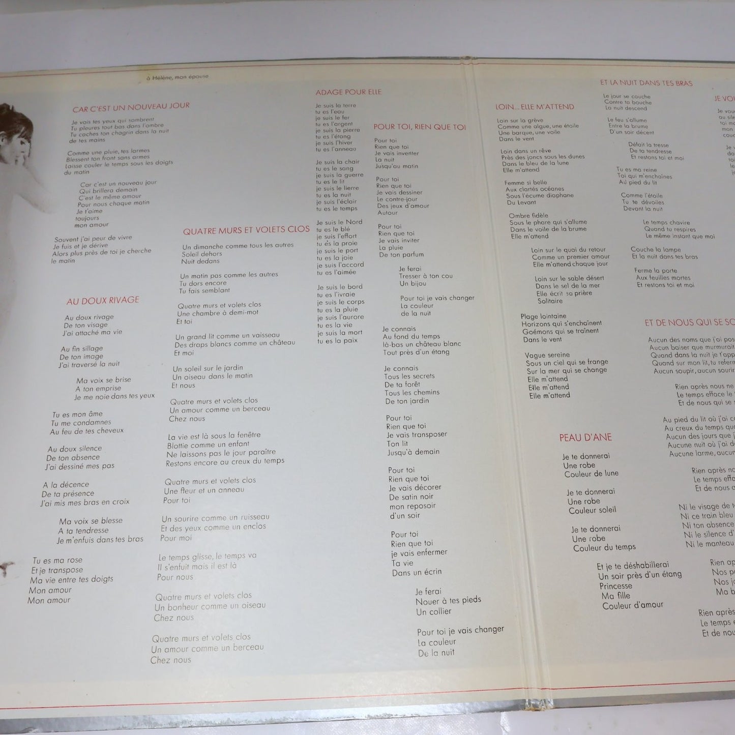 Hugues Aufray Avec Amour LP Record 1970 La Compagnie French Folk 33RPM LP 1006