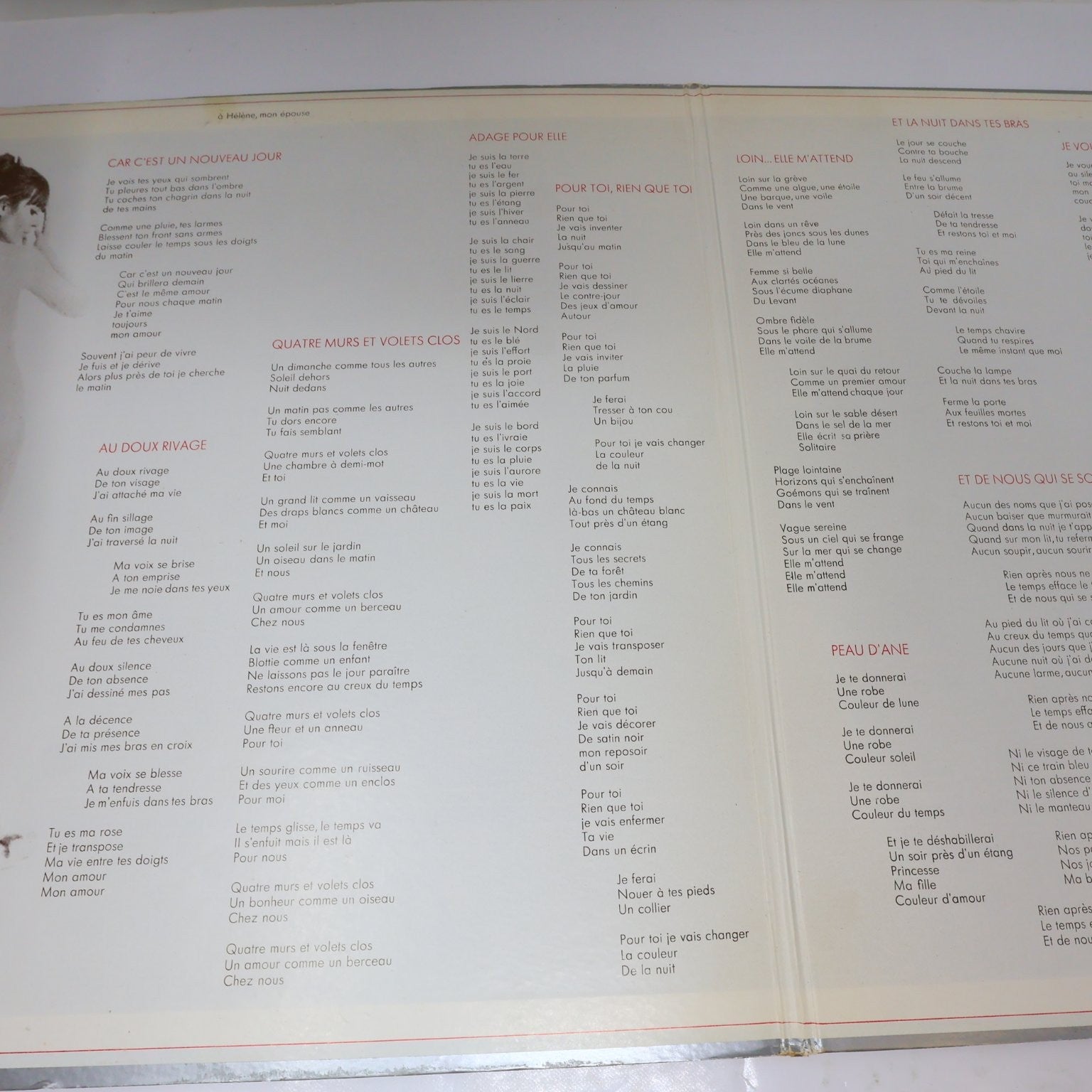 Hugues Aufray Avec Amour LP Record 1970 La Compagnie French Folk 33RPM LP 1006