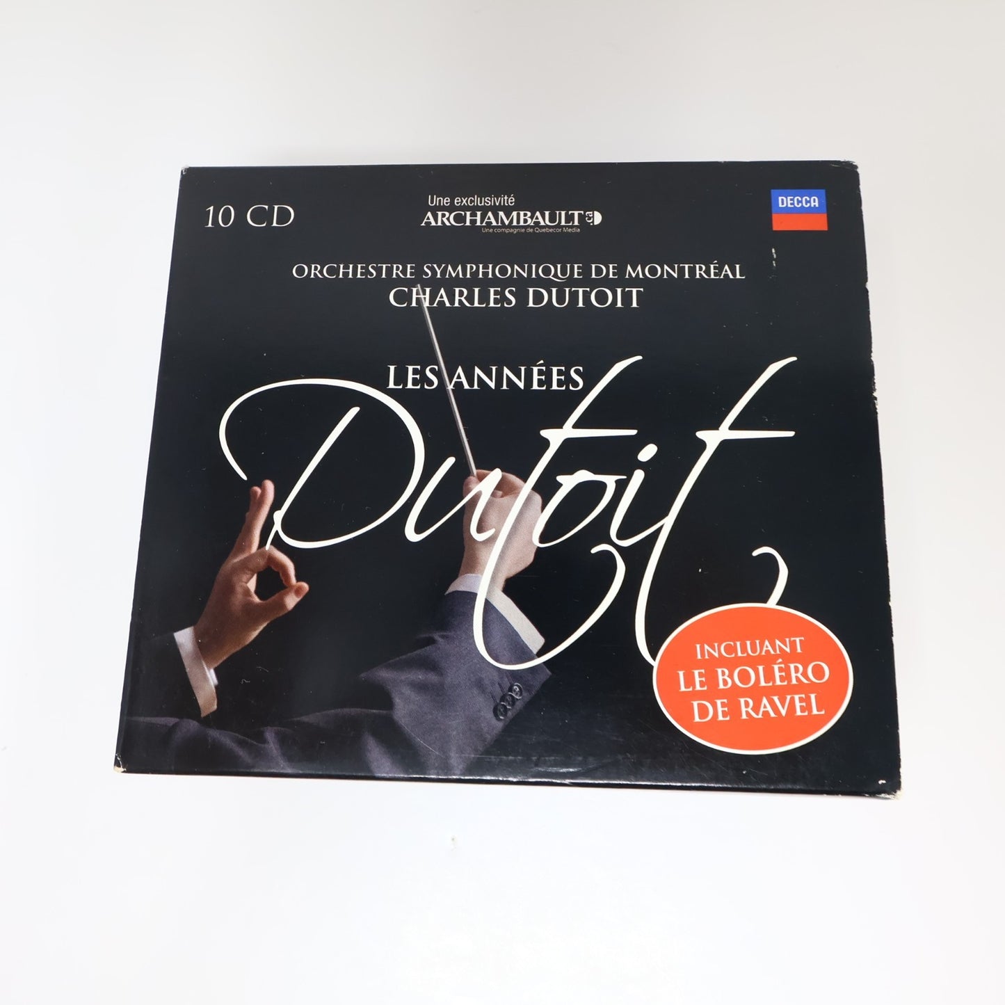 Charles Dutoit Lot 2 CD Dutoit-Montréal Chez Decca 20 Ans Déjà/Les Années Dutoit