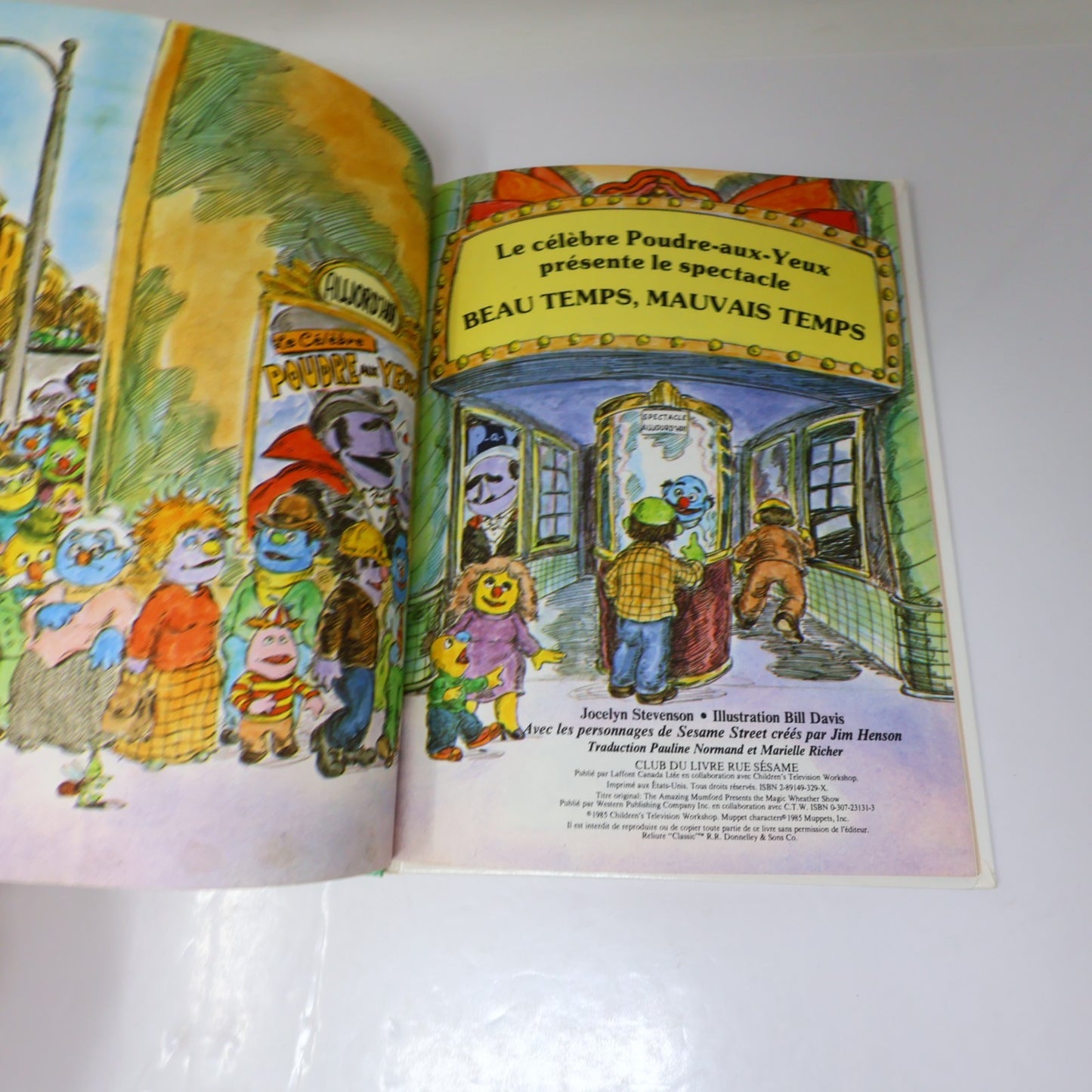 Rue Sesame Street Lot 10 Livres HC Français French Laffont Hardcover BCE Enfants