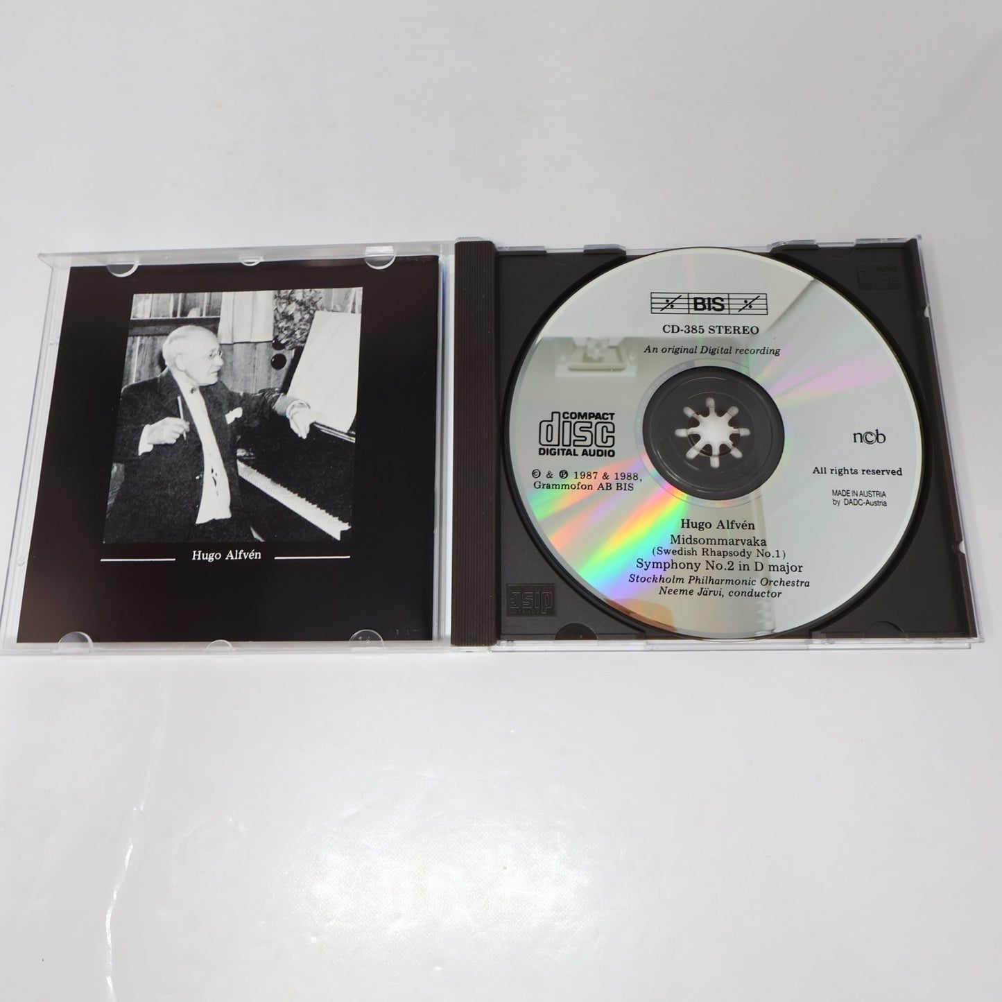Hugo Alfvén 3 CD Lot Symphony 1-2-3 Stockholm Philharmonic Orchestra/Neeme Järvi