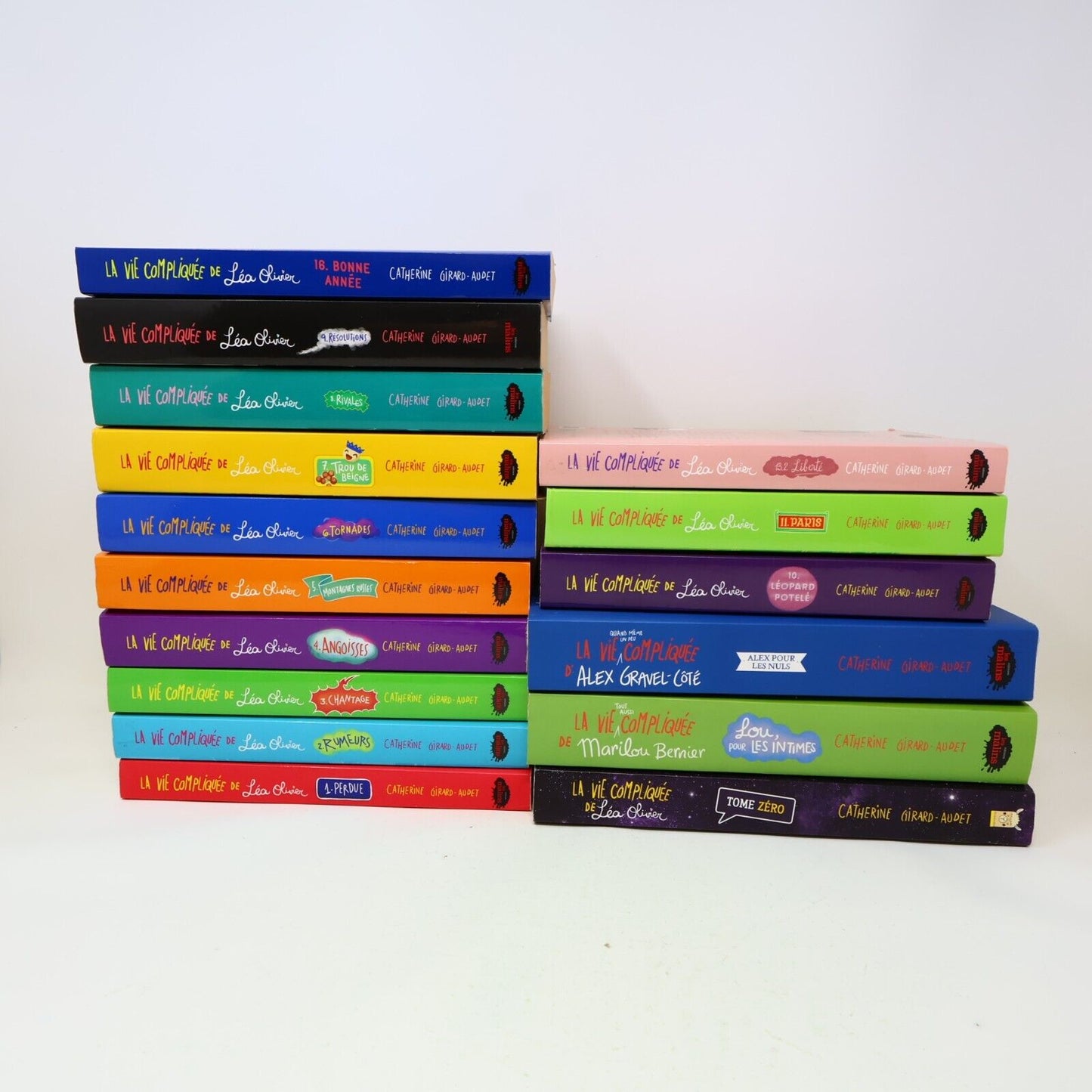 Lot 16 Livres La Vie Compliquée de Léa Olivier Catherine Girard-Audet Français