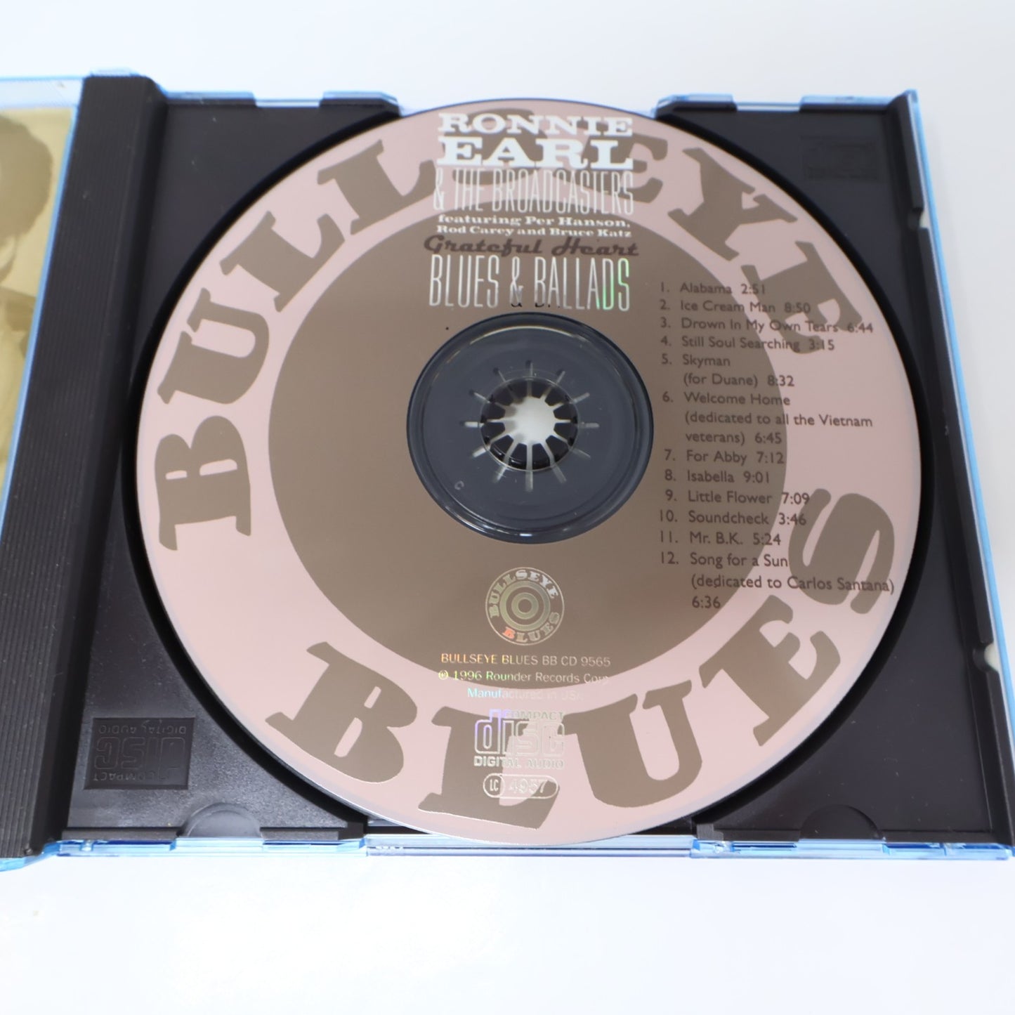 Ronnie Earl 2 CD Lot Blues & Ballads/I Feel Like Goin' On Donna/Hey José/Alabama