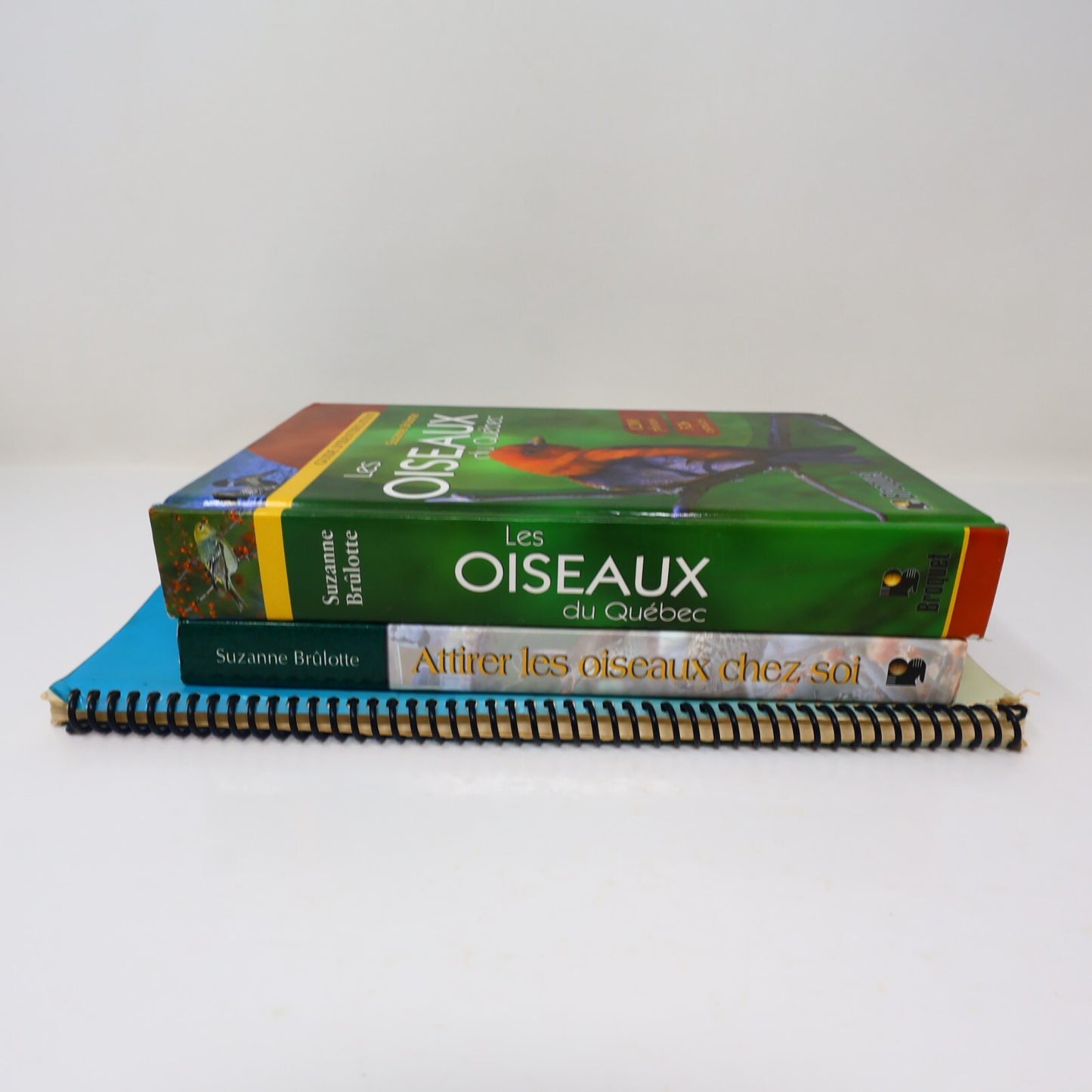 Suzanne Brûlotte Lot 3 Livres Les Oiseaux du Québec Guide d'Identification Books