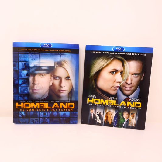 Homeland 2 Blu-ray Lot Complete Seasons 1 & 2 Claire Danes Damian Lewis NTSC