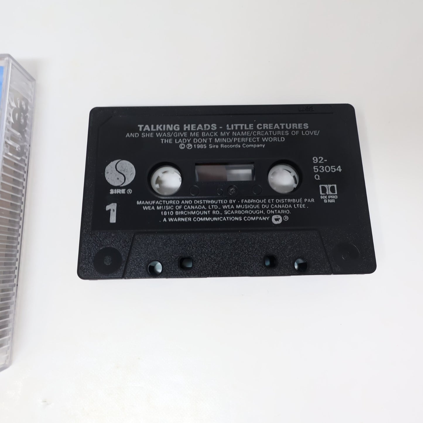 Talking Heads Little Creatures Cassette Road to Nowhere 1985 Sire 92 53054