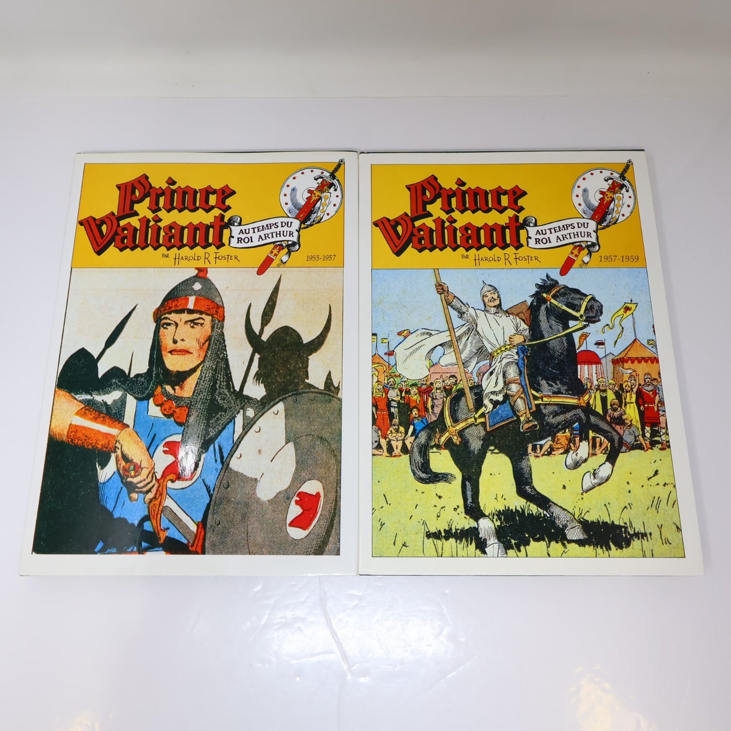 Prince Valiant Au Temps du Roi Arthur #4-14 Lot BD Harold Foster Zenda Français