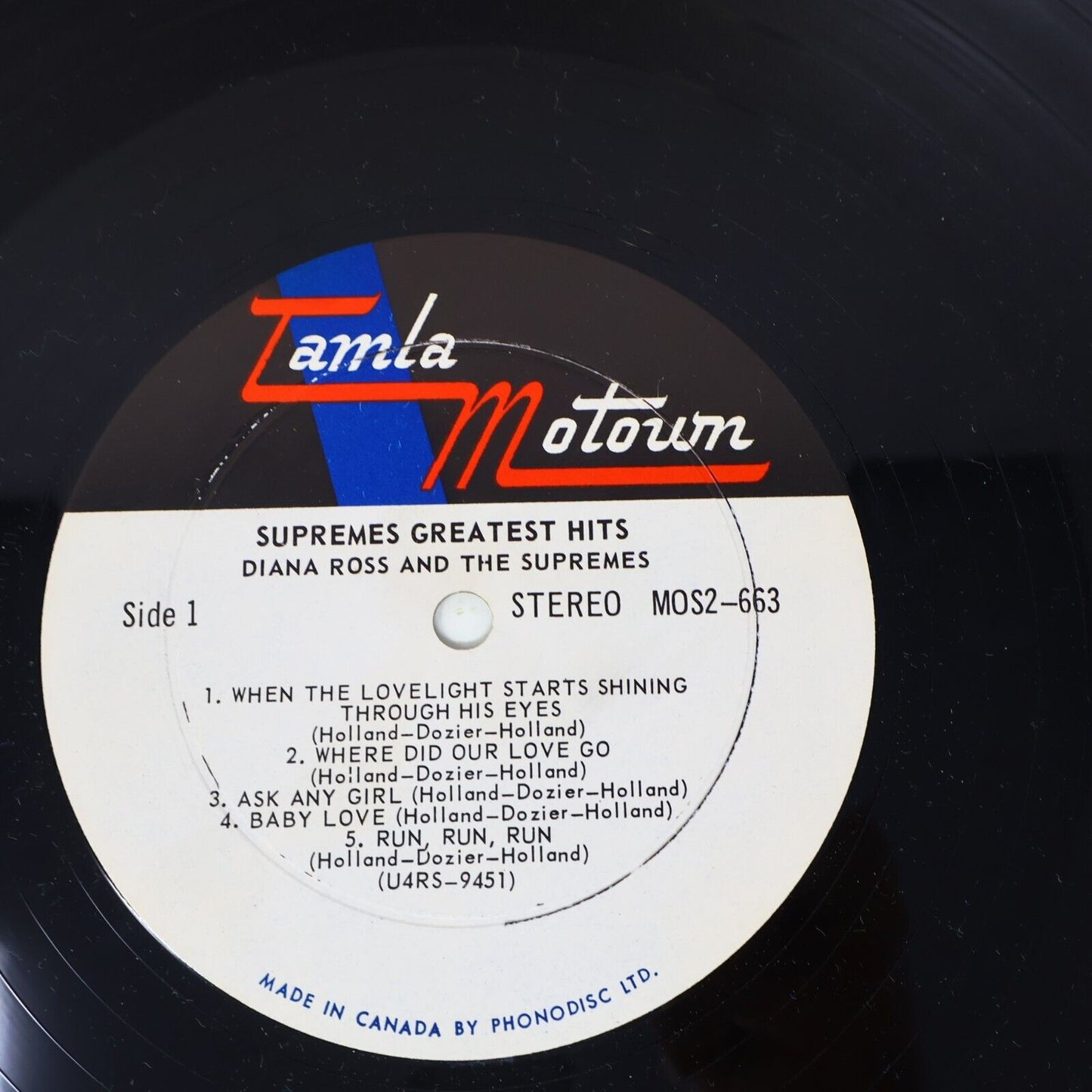 Diana Ross And The Supremes Greatest Hits 2x LP Record 1967 MOS2-663 Canada 60s