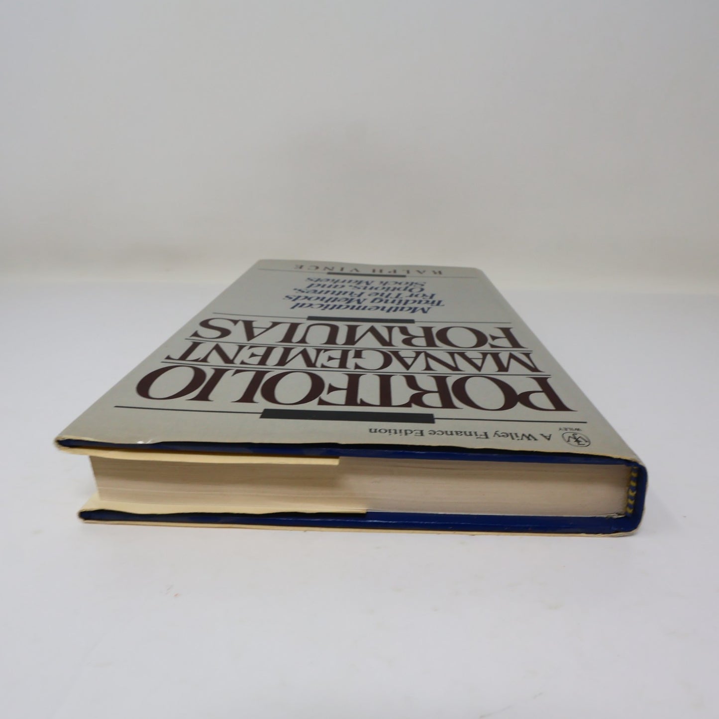 Portfolio Management Formulas Mathematical Trading Methods Ralph Vince Wiley HC
