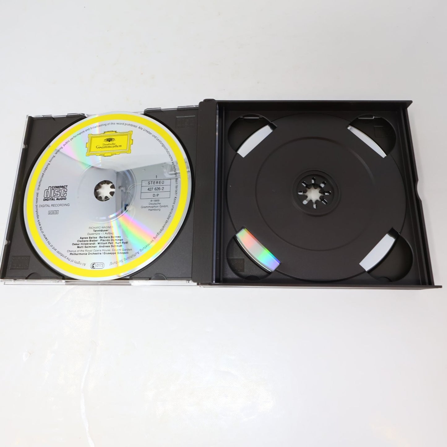 Richard Wagner Tannhäuser 3 CD Boxset 1989 Giuseppe Sinopoli Placido Domingo