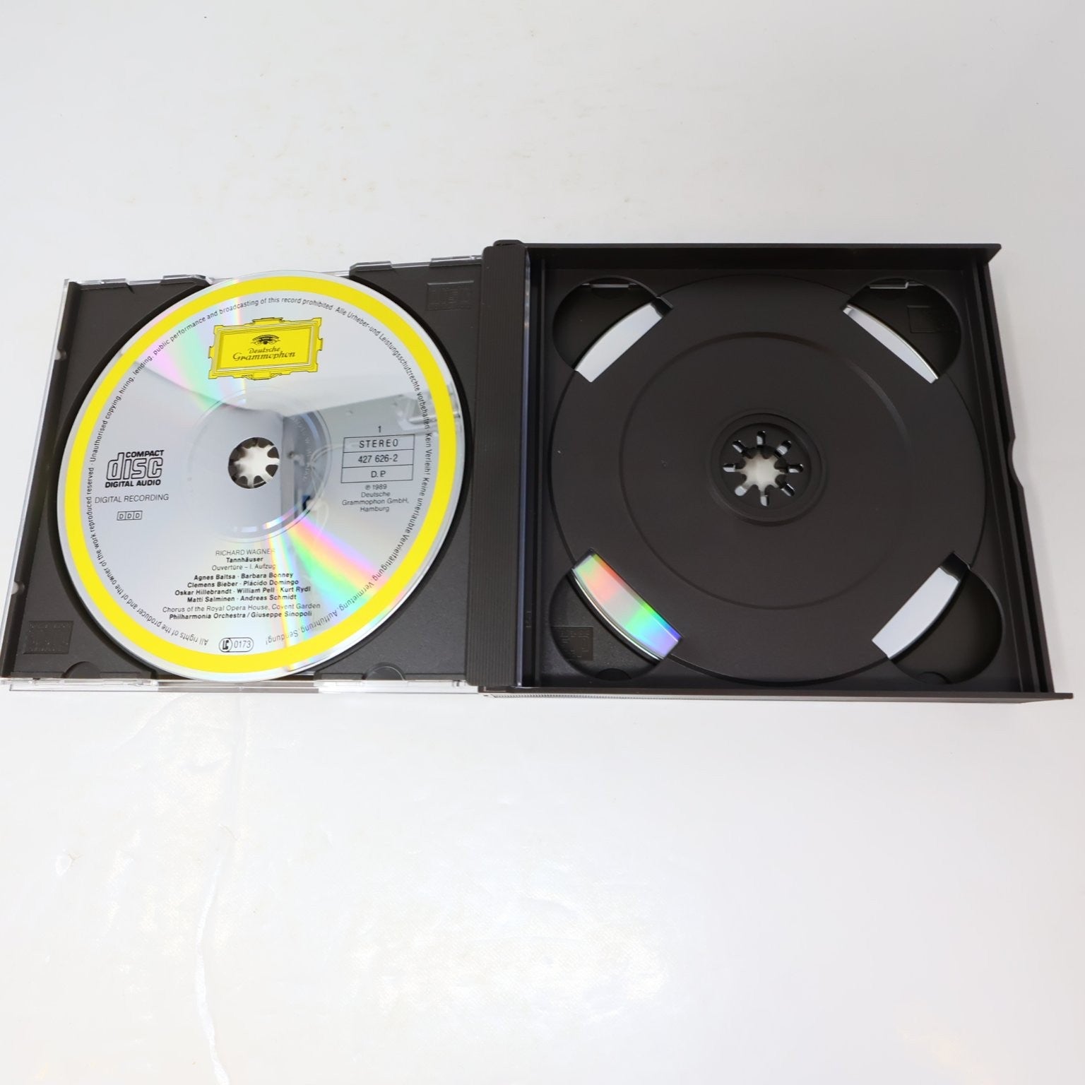 Richard Wagner Tannhäuser 3 CD Boxset 1989 Giuseppe Sinopoli Placido Domingo