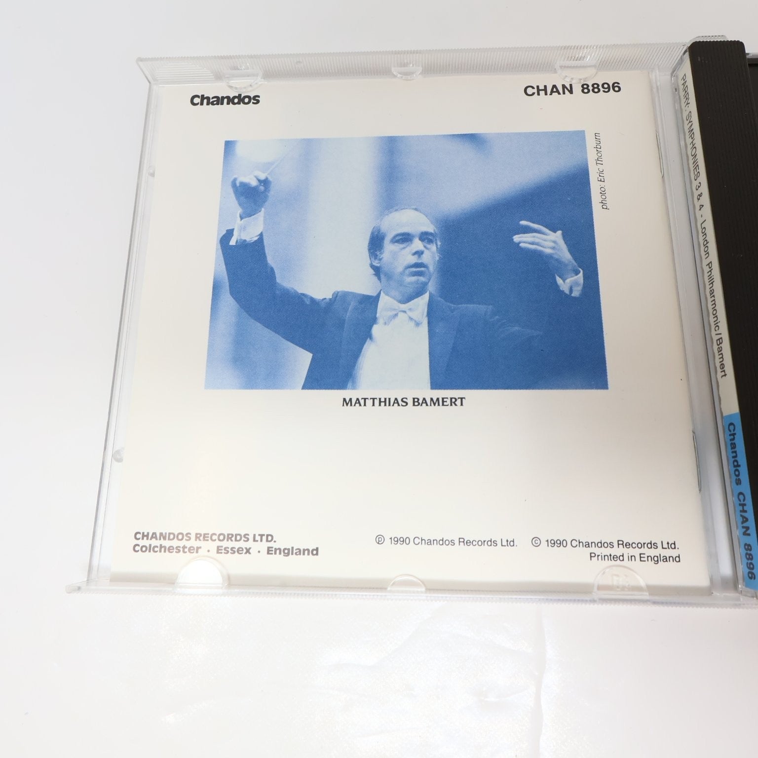 Parry Symphonies 3 & 4 CD 1990 Matthias Bamert Classical Chandos