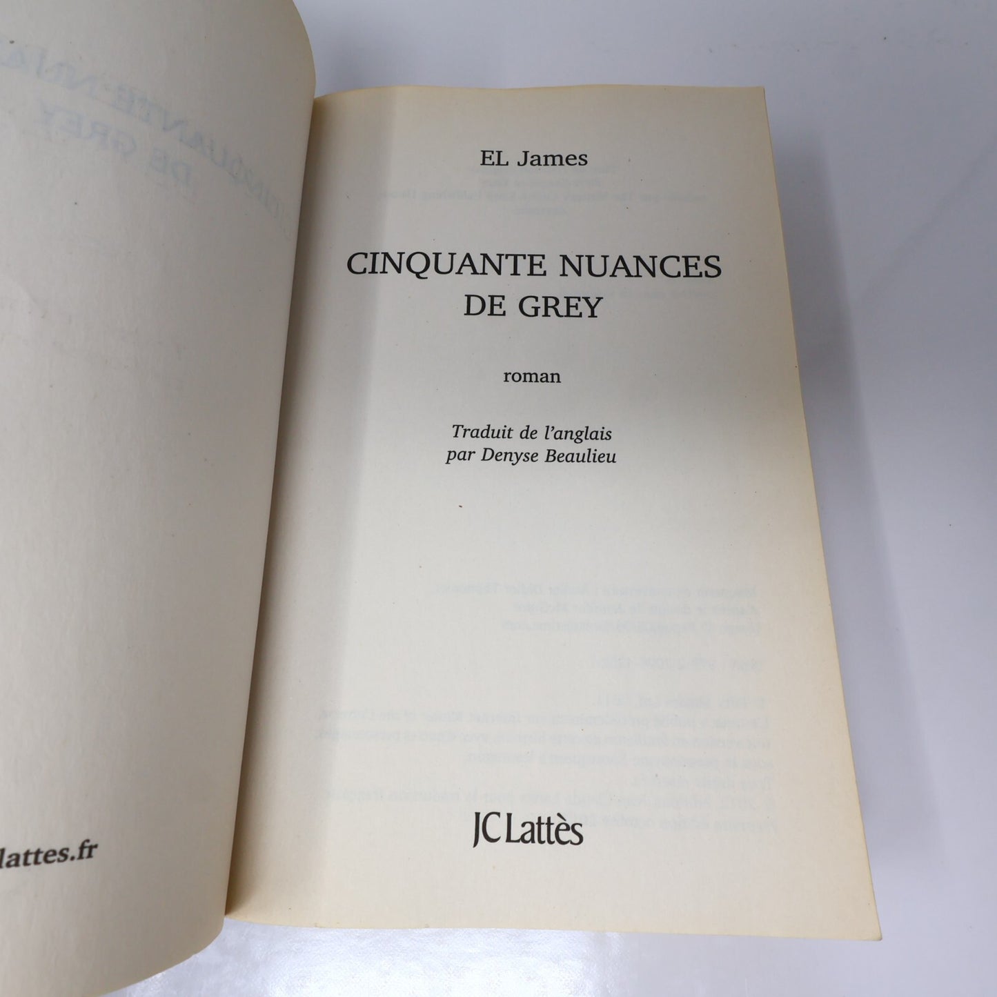 Cinquante Nuances de Grey/Plus Sombres/Plus Claires Lot 3 Livres E. L. James PB