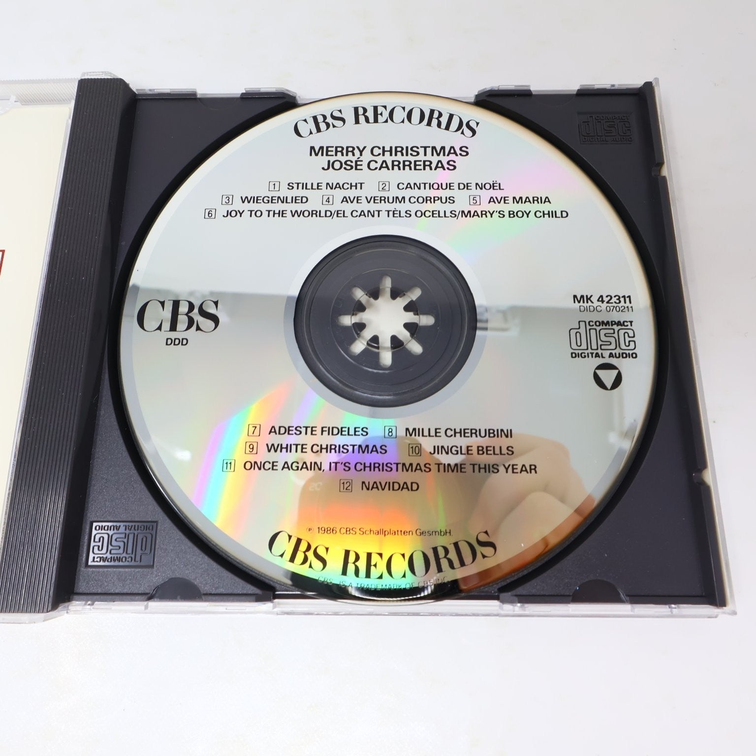 José Carreras - Merry Christmas CD 1987 Vienna Choir Classical CBS