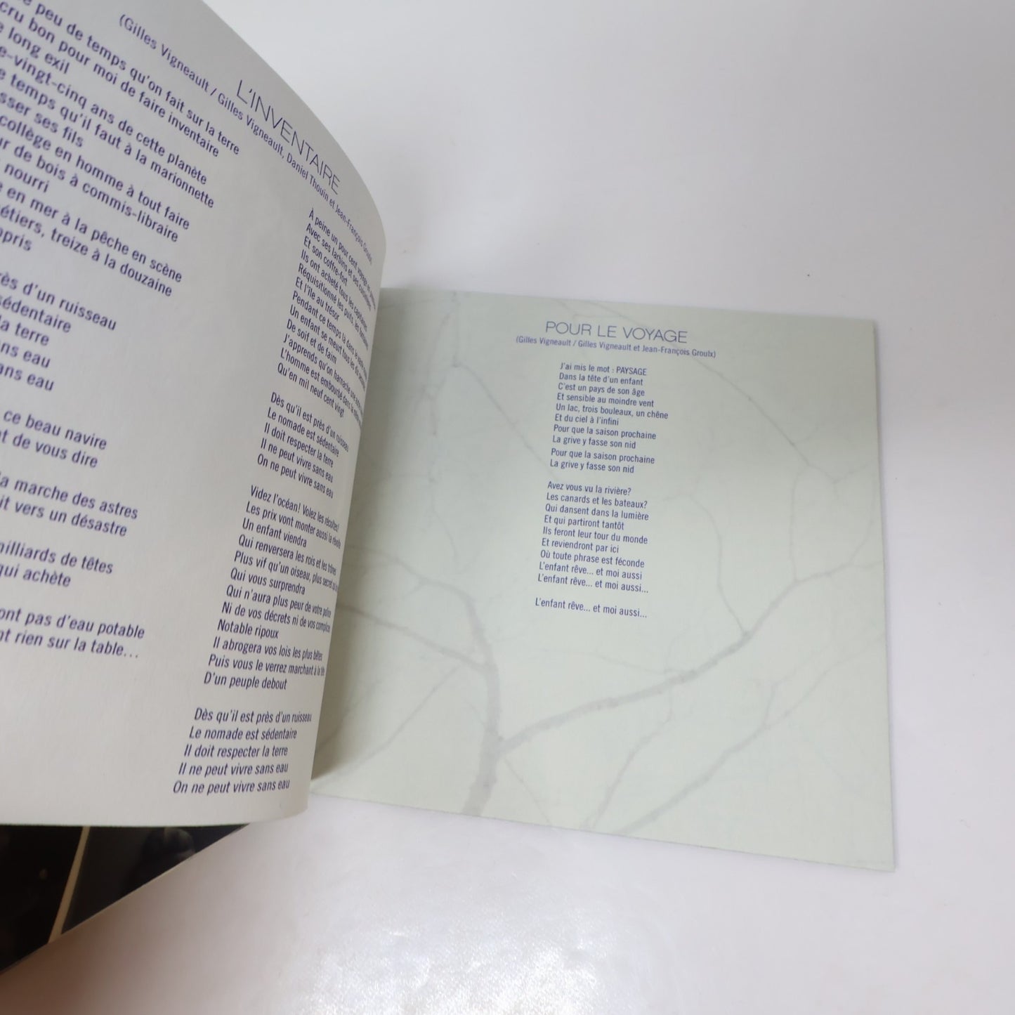 Gilles Vigneault Lot 4 CDs Vivre Debout/Retrouvailles Folk Country Pop 1996-2014
