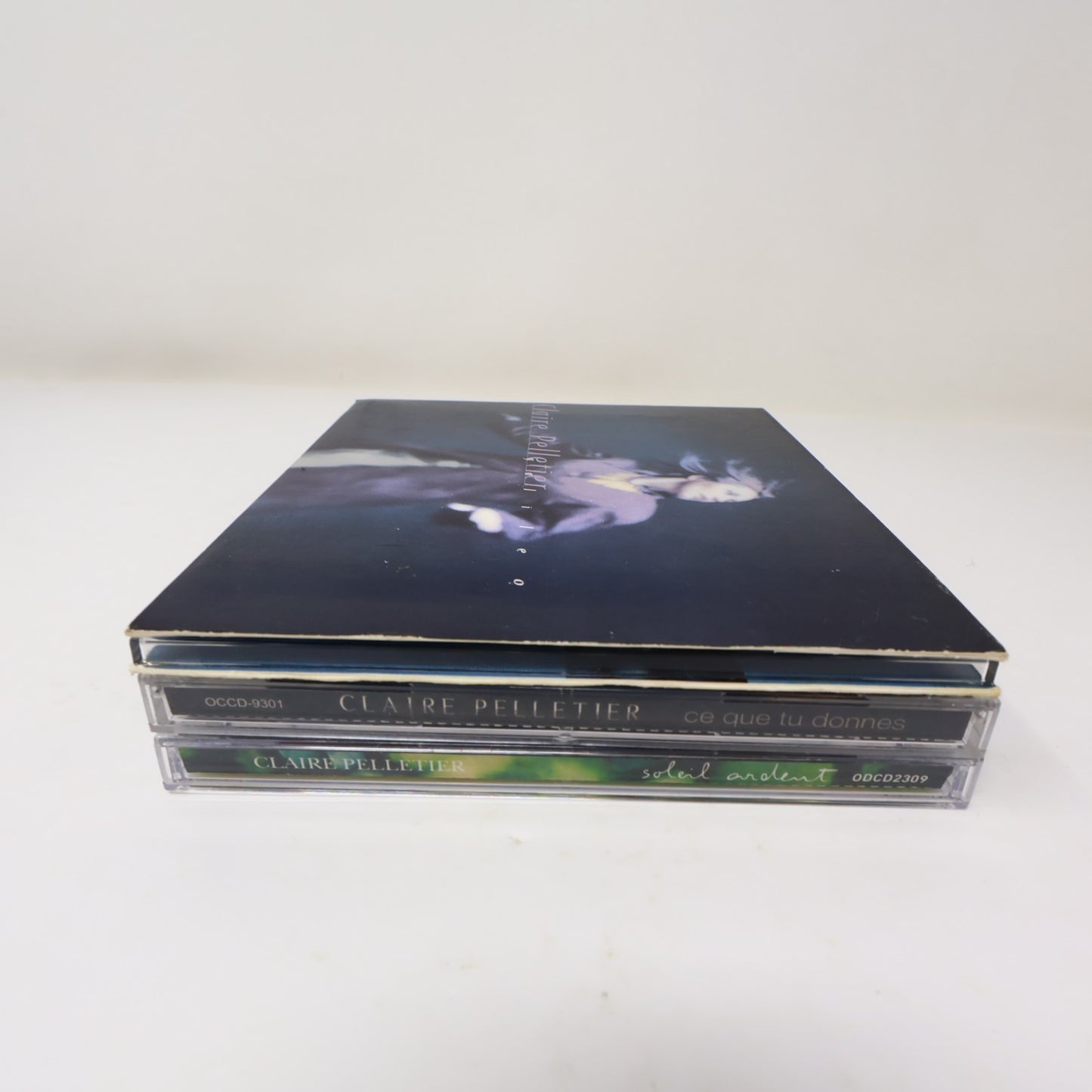 Claire Pelletier Lot 3 CDs Galileo/Ce que tu Donnes/Soleil Ardent Pop Folk