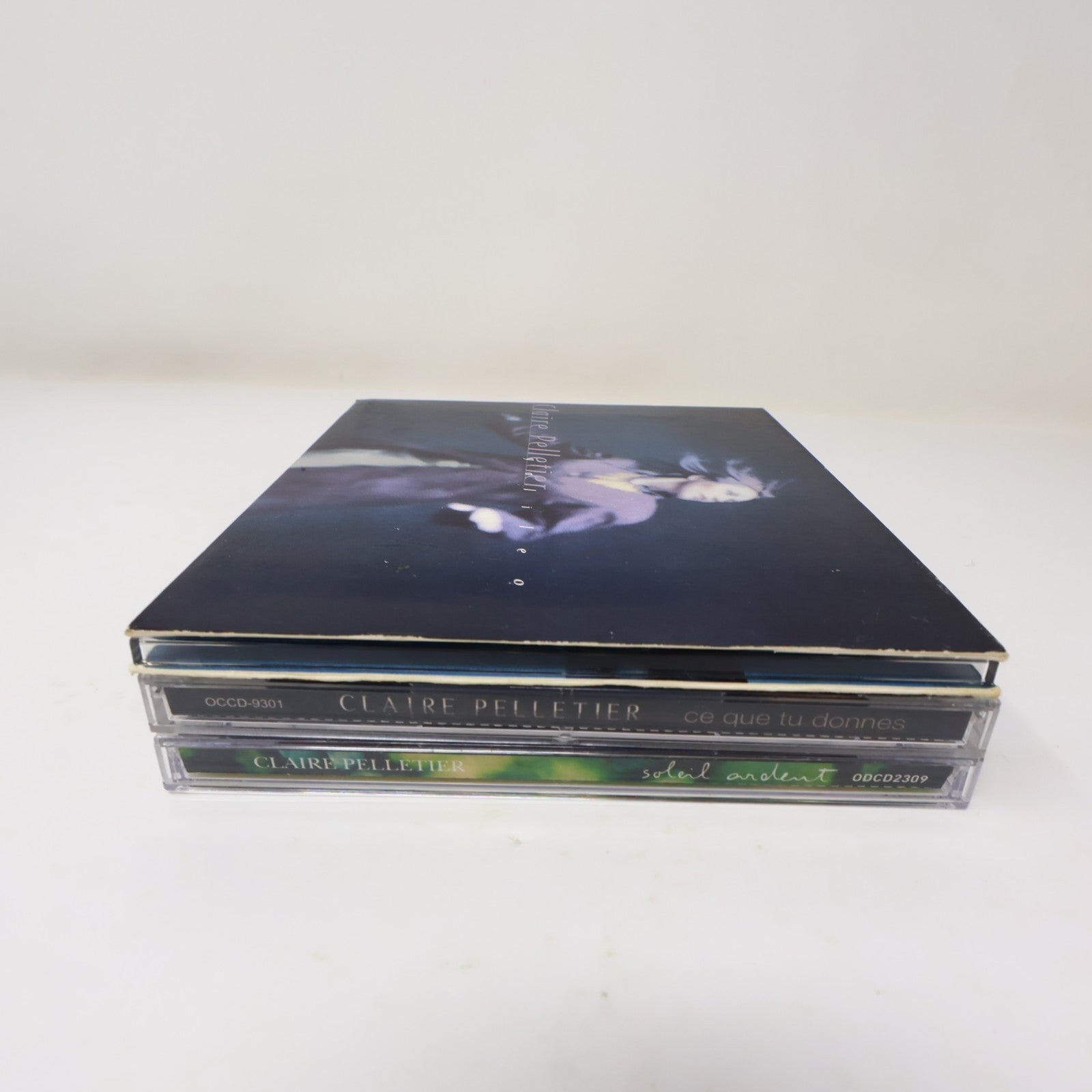 Claire Pelletier Lot 3 CDs Galileo/Ce que tu Donnes/Soleil Ardent Pop Folk