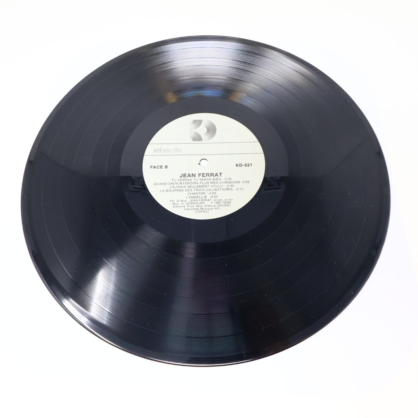 Jean Ferrat Lot 2 Disques Chante En Multiphonie Stéréo/Ferrat LP Record Français