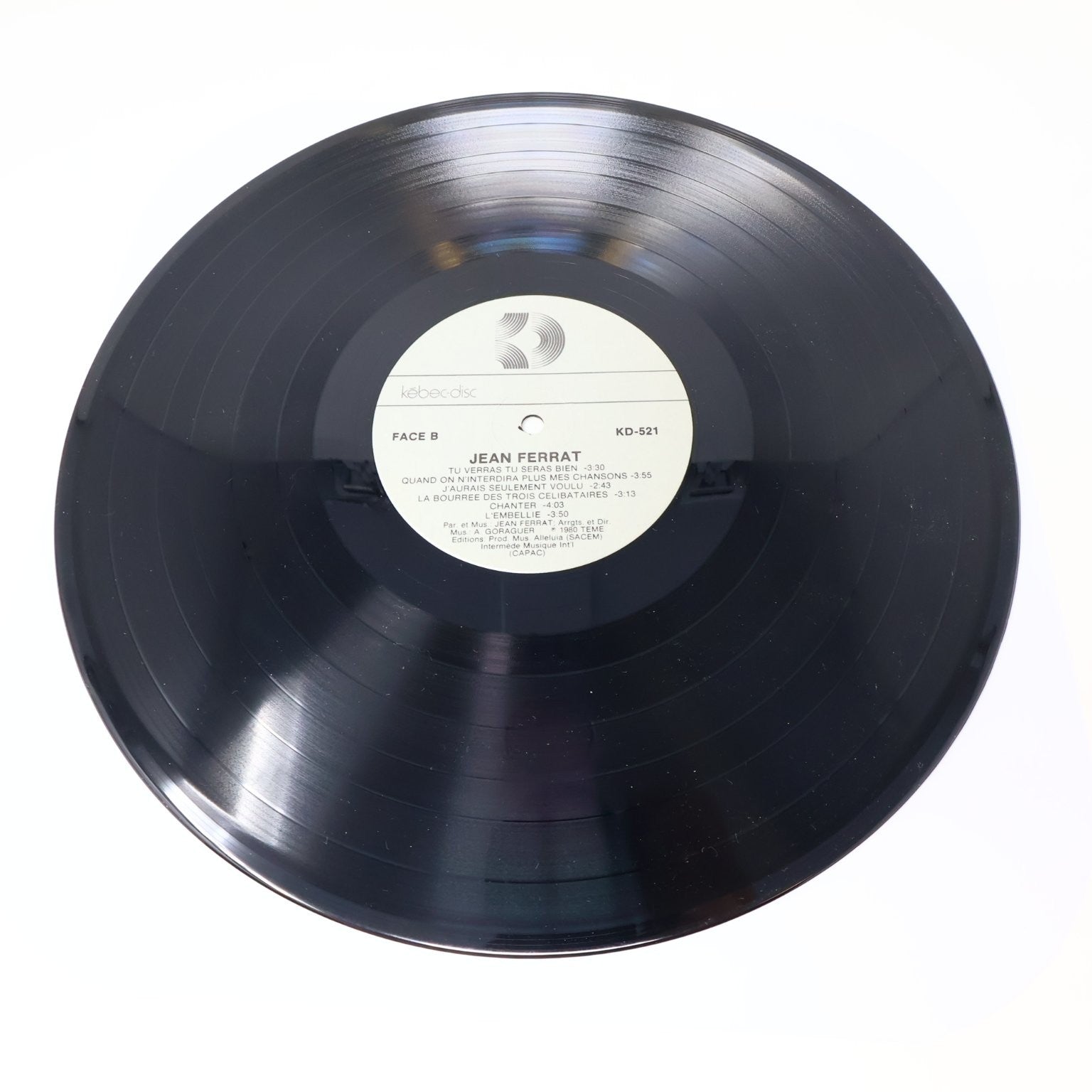 Jean Ferrat Lot 2 Disques Chante En Multiphonie Stéréo/Ferrat LP Record Français