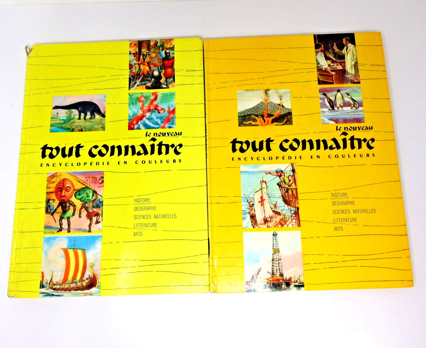 Le Nouveau Tout Connaître Encyclopédie en Couleurs Lot 24 Livres Histoire HC 60s