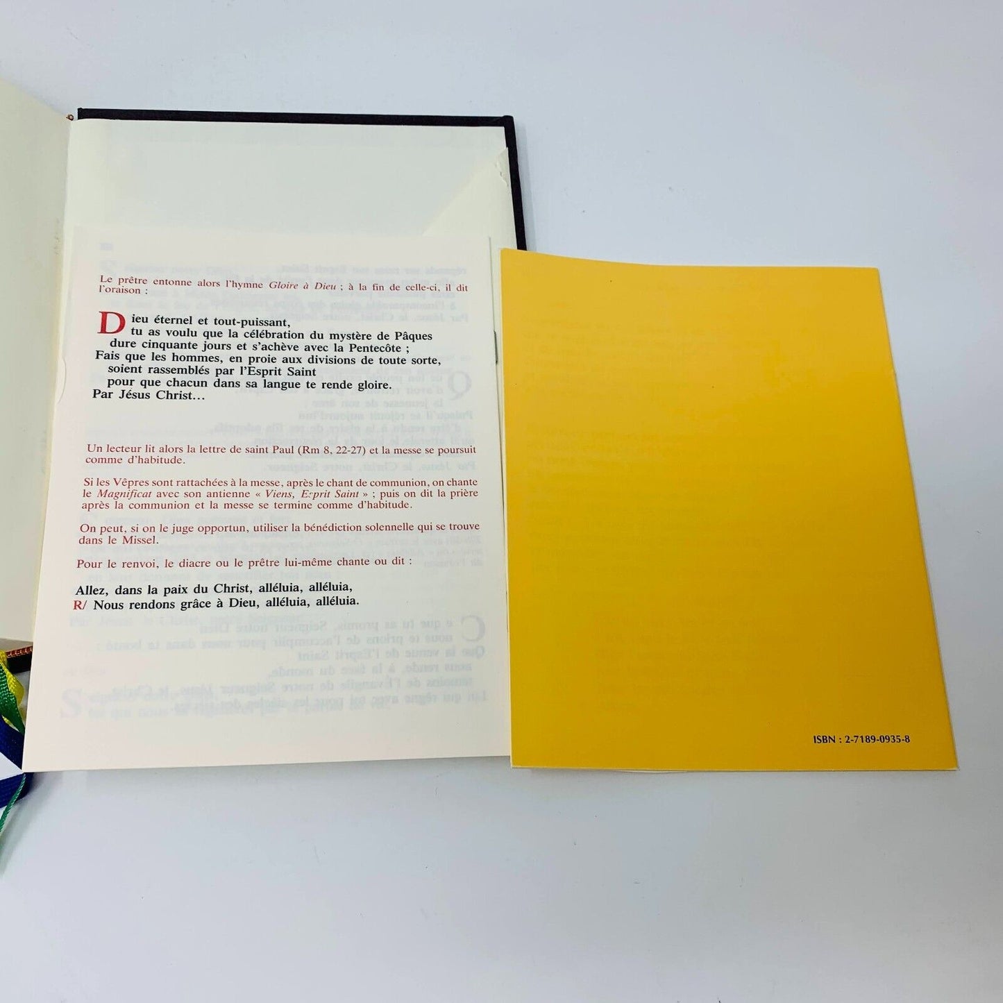 2001 Missel Romain Desclée Mame Français Messe Liturgie Missal French Hardcover