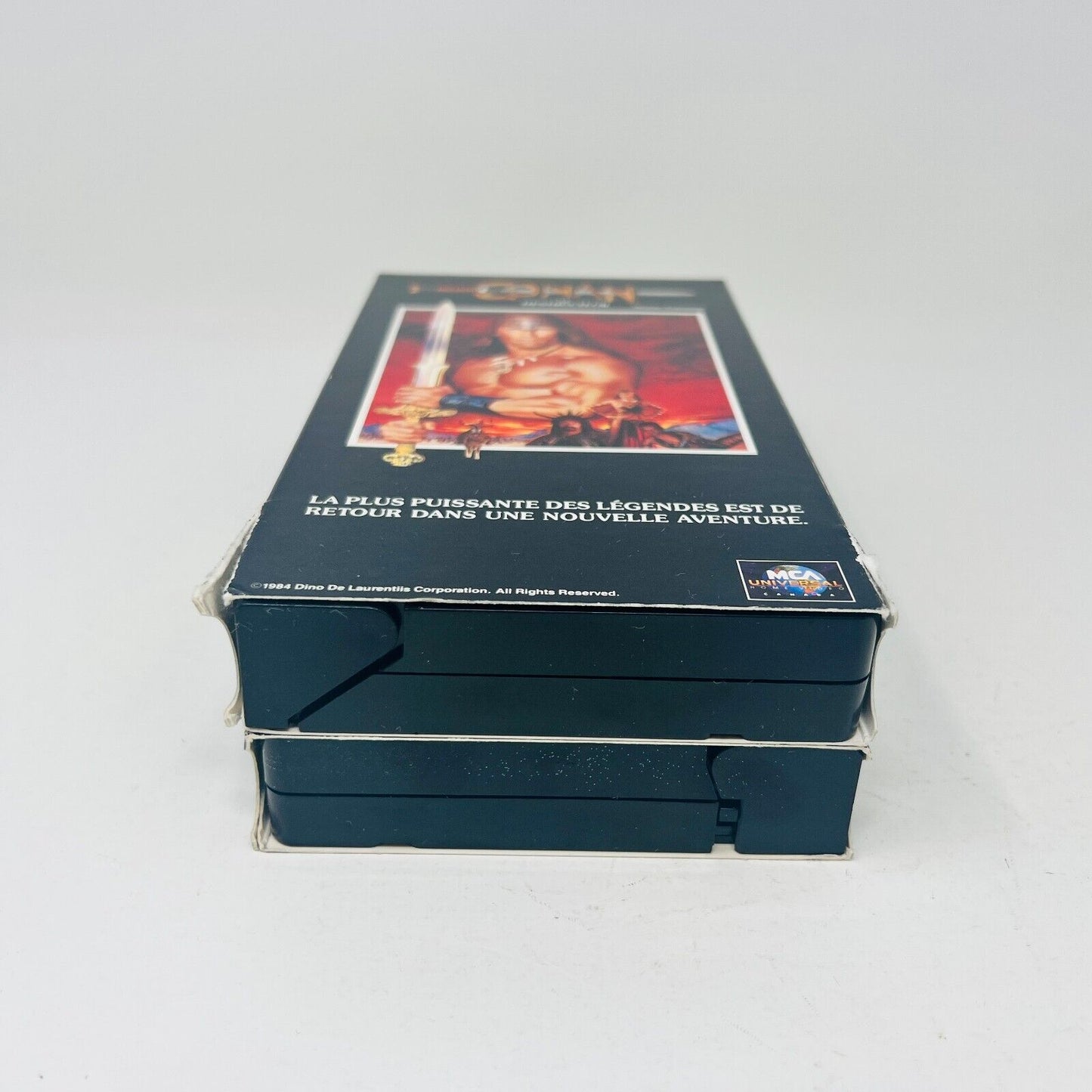 Conan Le Barbare/Destructeur Lot VHS NTSC Testés Français/French Schwarzenegger