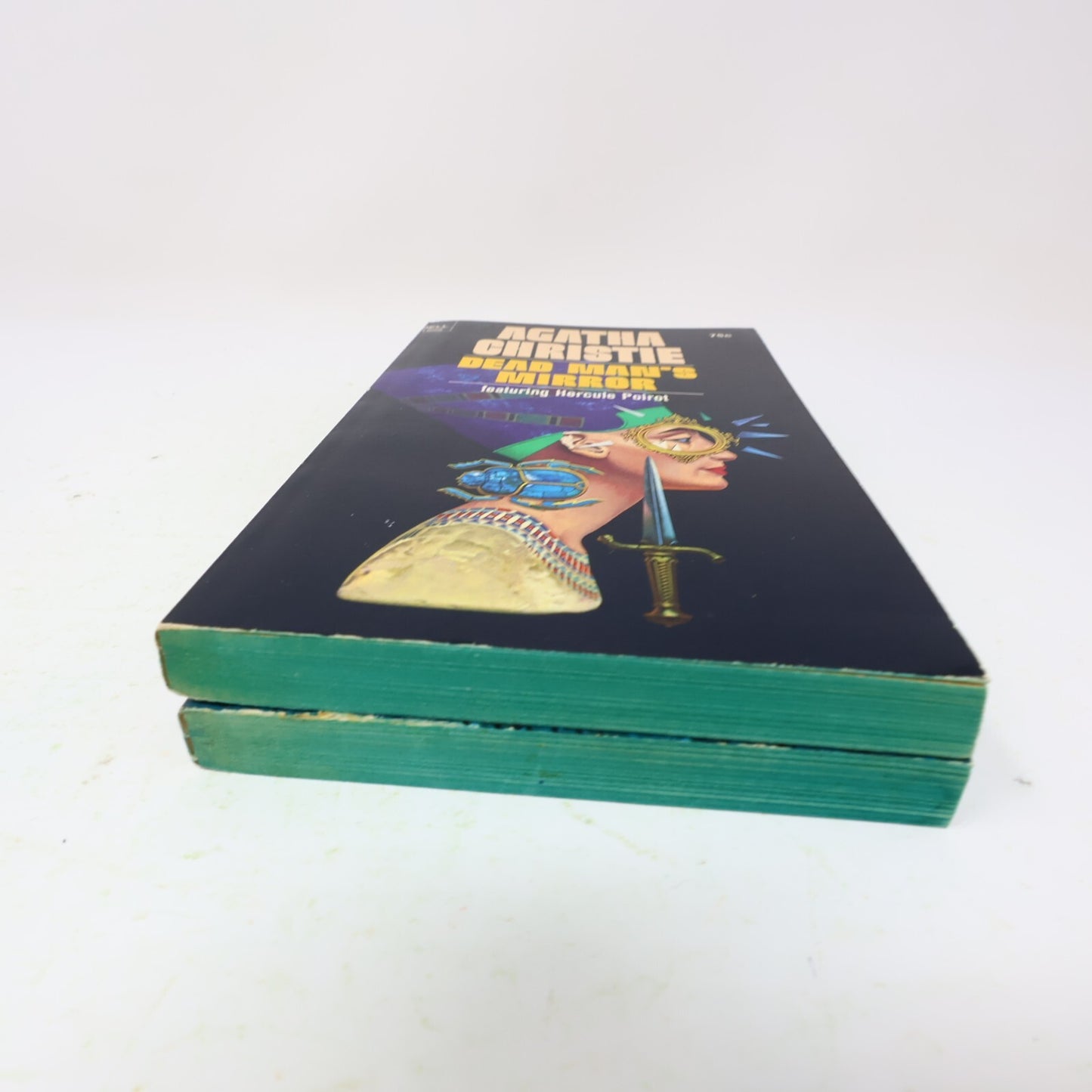 Agatha Christie 2 Books Lot Poirot Appointment With Death/Dead Man's Mirror 1971