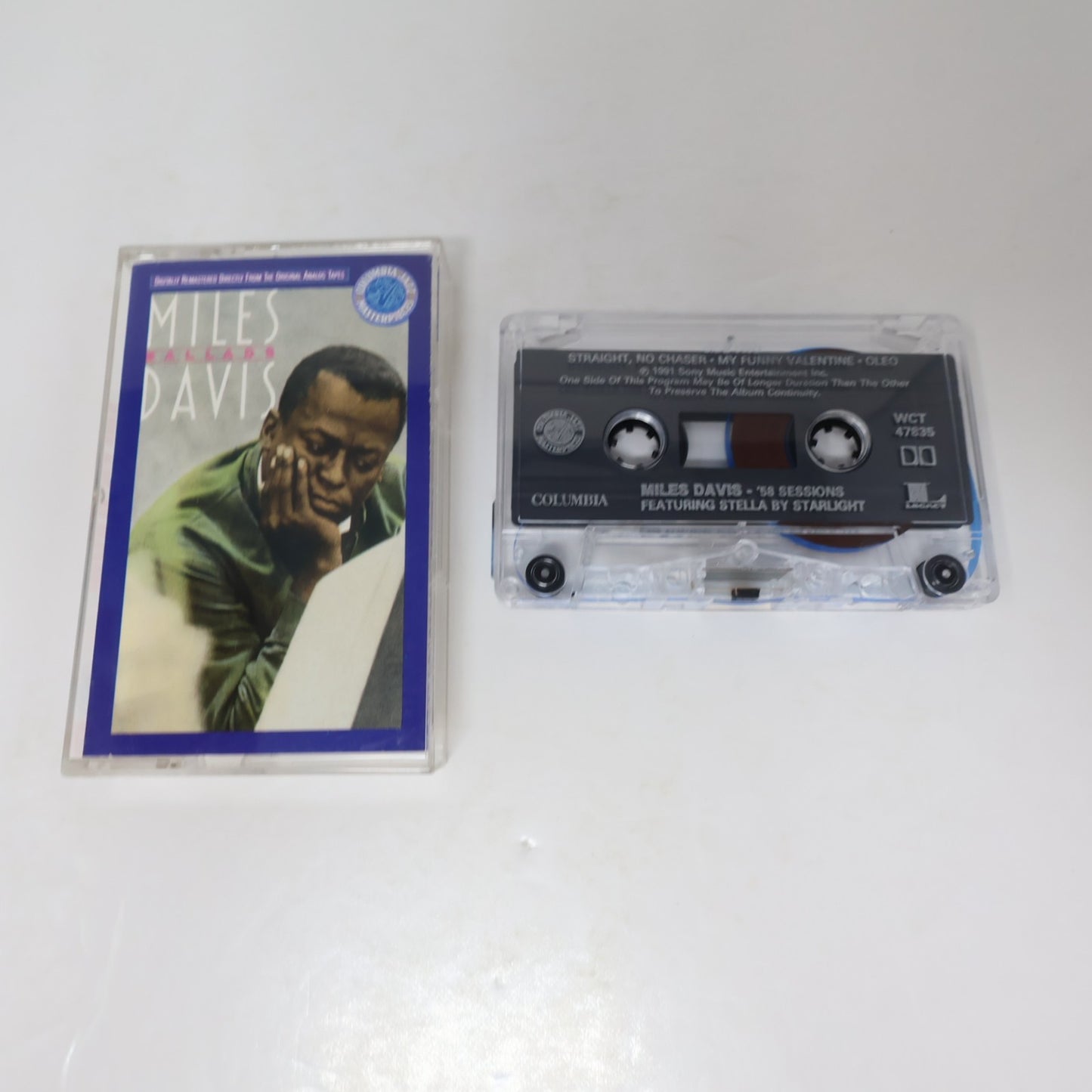 Miles Davis 3 Cassettes Lot Columbia Jazz Sketches Of Spain/Ballads/'58