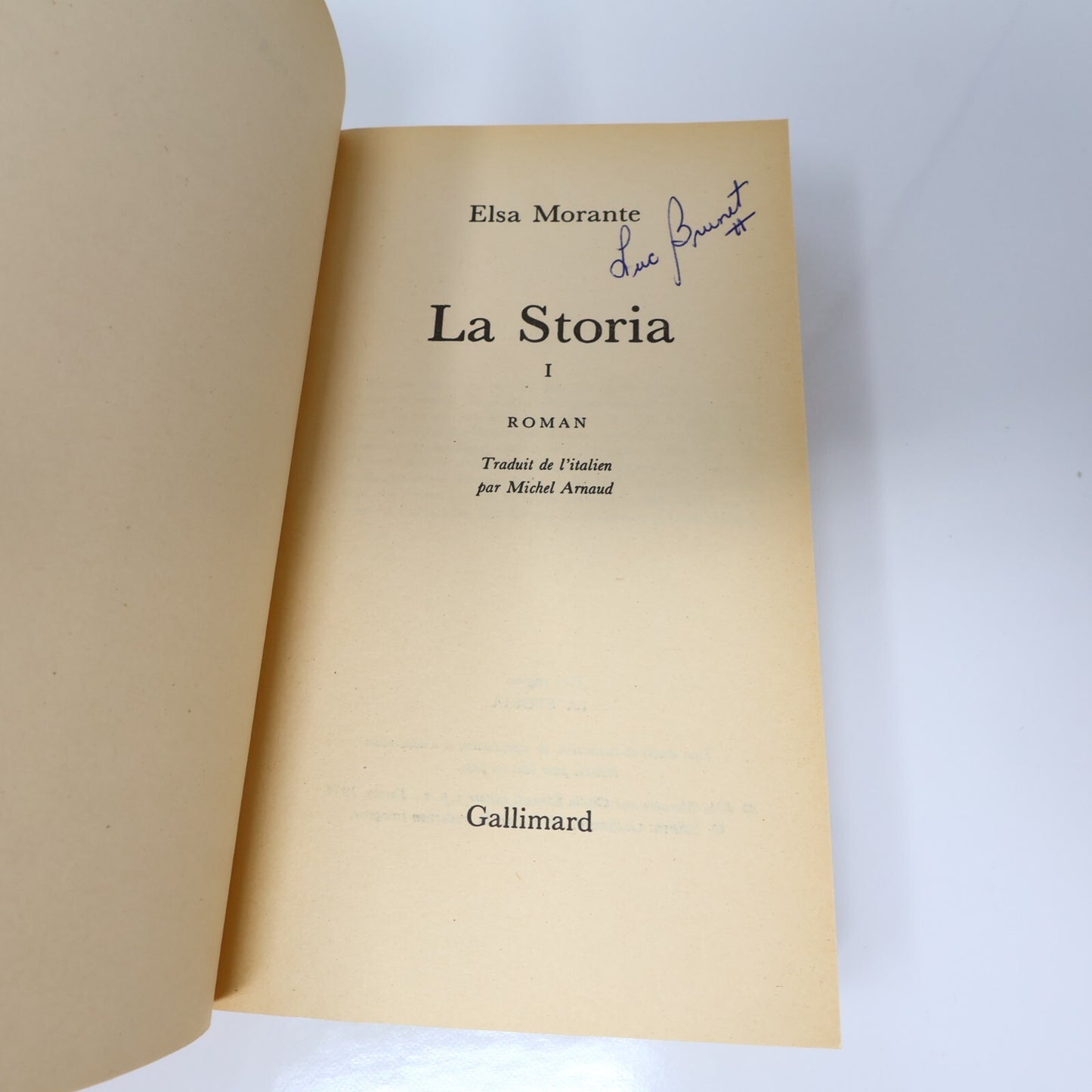 La Storia #1-2 Série Complète Lot 2 Livres Elsa Morante Folio Fiction Historique
