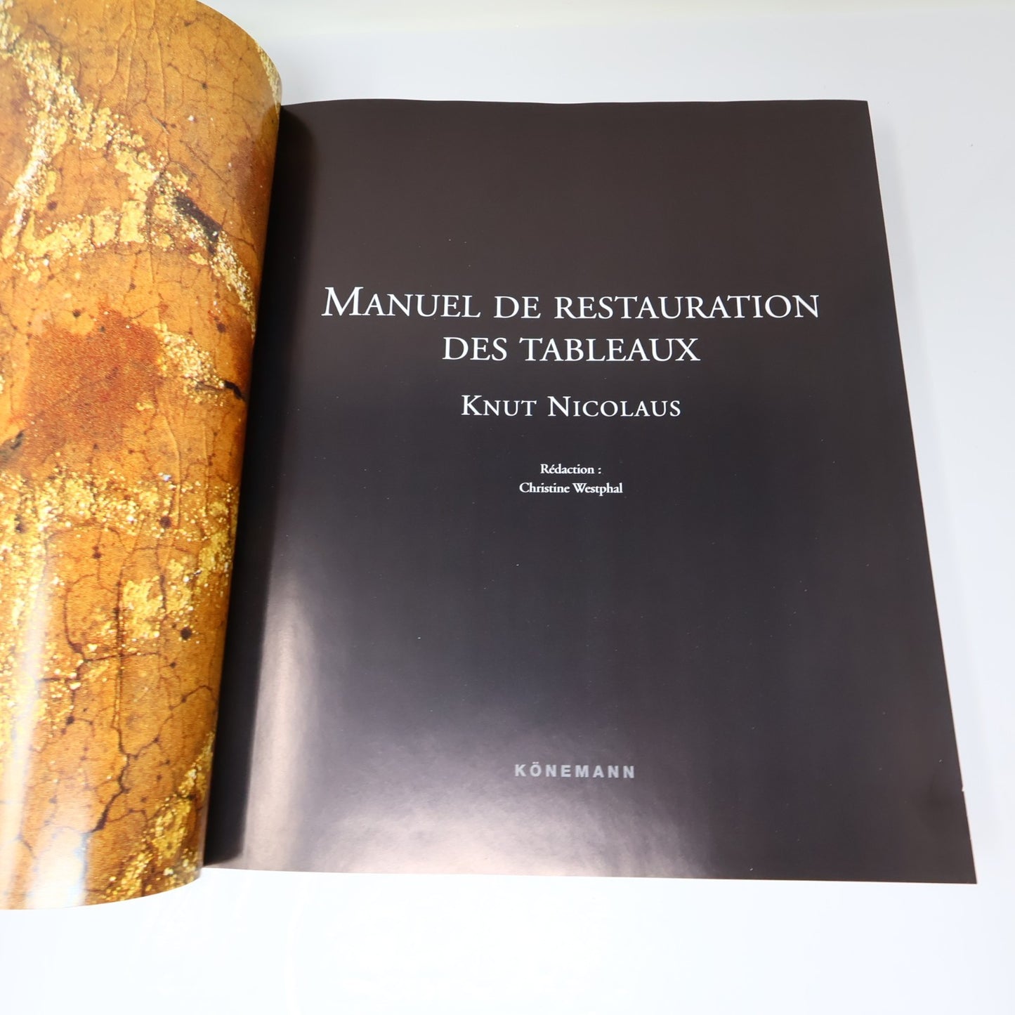 Manuel de Restauration des Tableaux Knut Nicolaus Konemann 1999 HC DJ Français