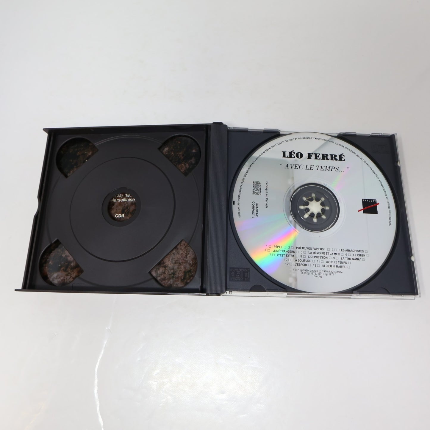Léo Ferré Lot 4 CD Avec Le Temps/Au Théâtre Des Champs-Élysées/L'Opéra du Pauvre