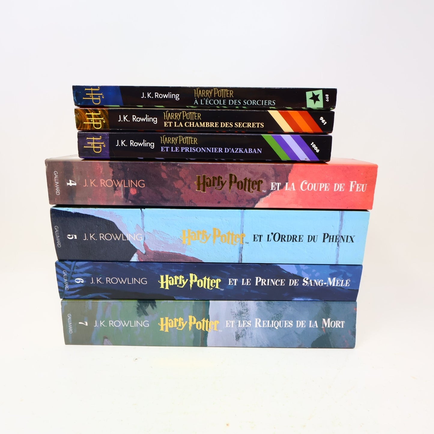 Harry Potter #1-7 Folio Junior Lot 7 Livres J. K. Rowling Gallimard Complète PB