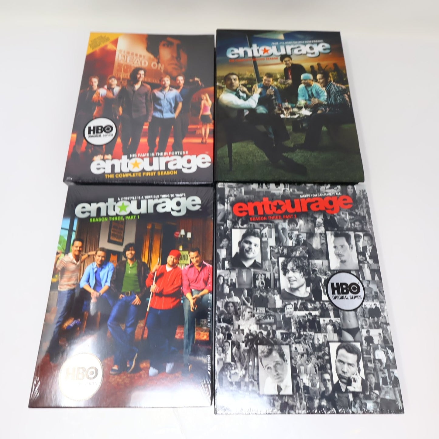 Entourage 7 DVD Lot Seasons 1-3 & 6-8 TV Series All Factory Sealed Except S2