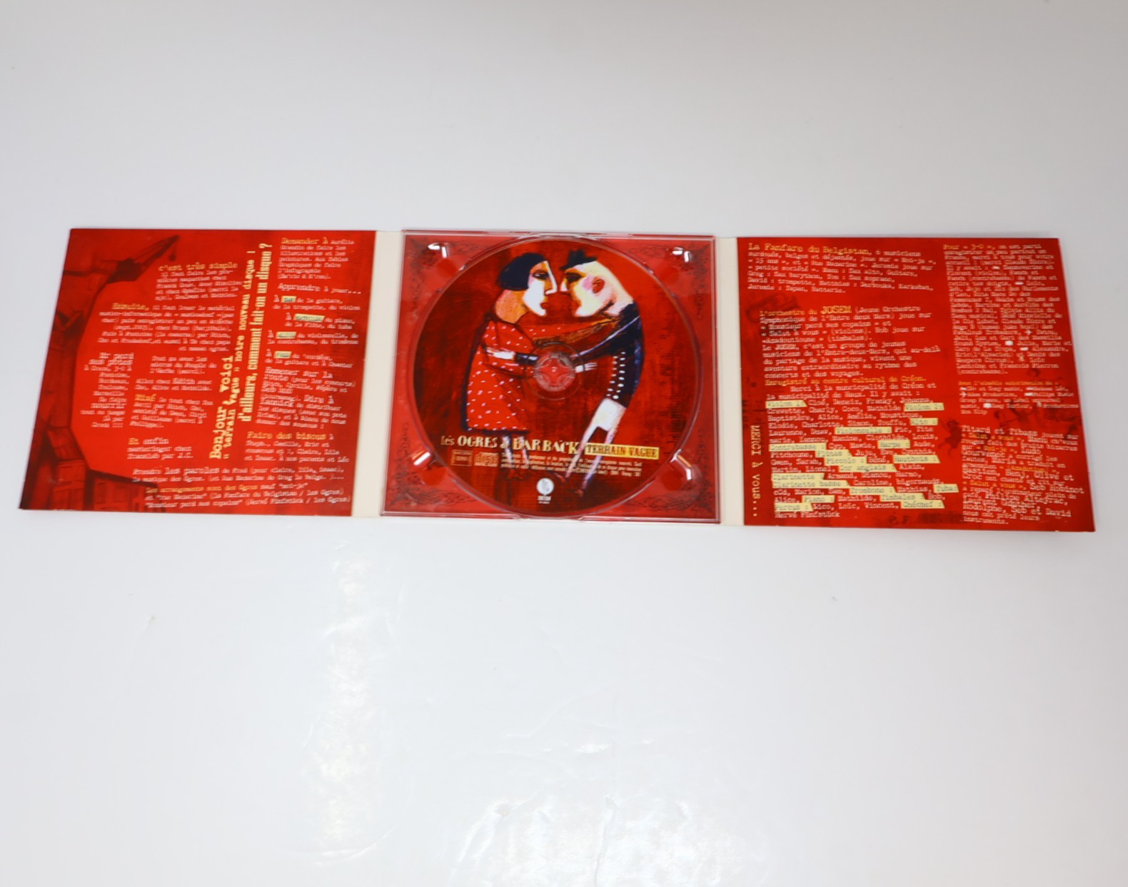 Terrain Vague Les Ogres de Barback CD Irfan 2004 Pop Folk World Français French