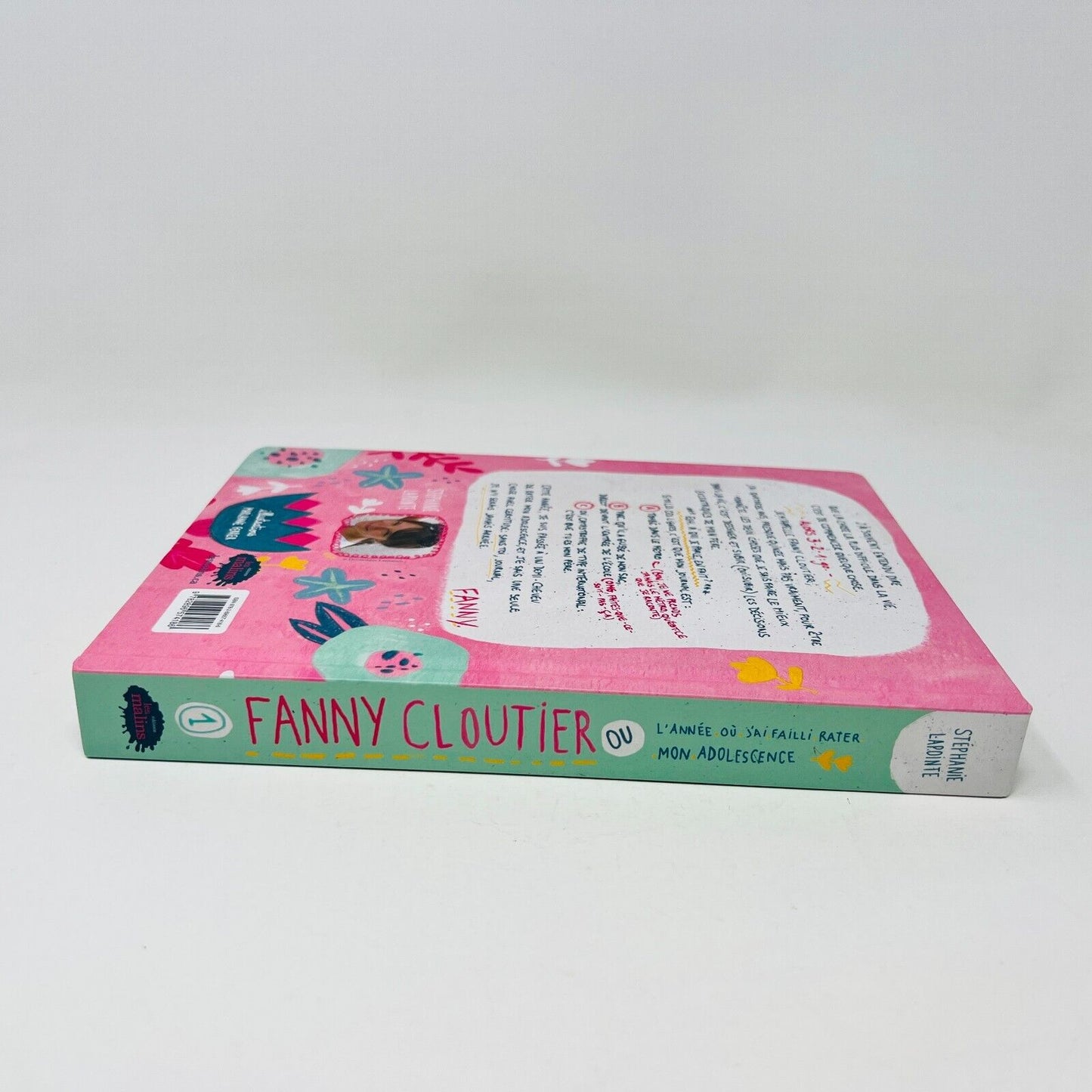 2018 Fanny Cloutier #1 L'Année où j'ai Failli Rater mon Adolescence Lapointe HC
